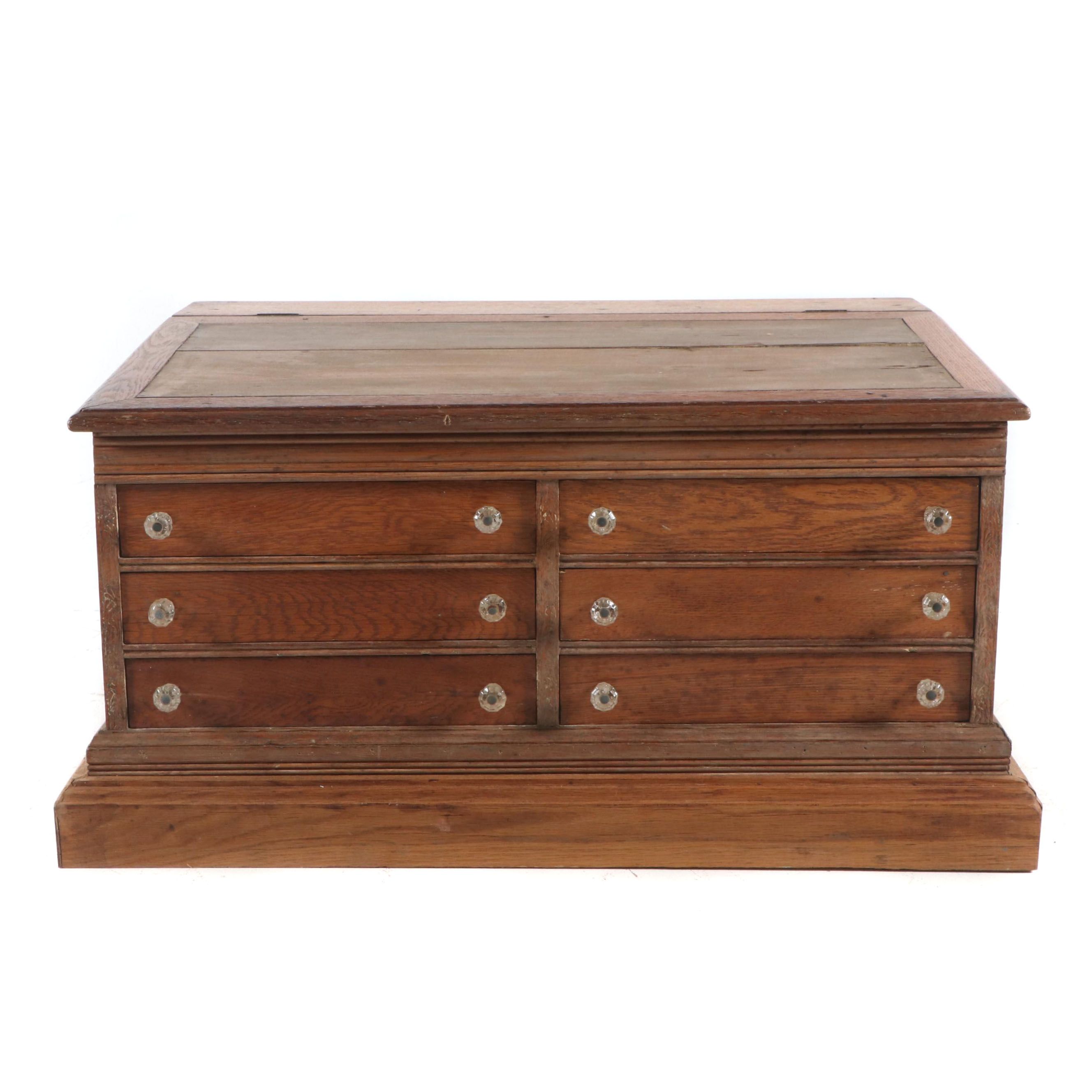 Antique Spool Desk EBTH