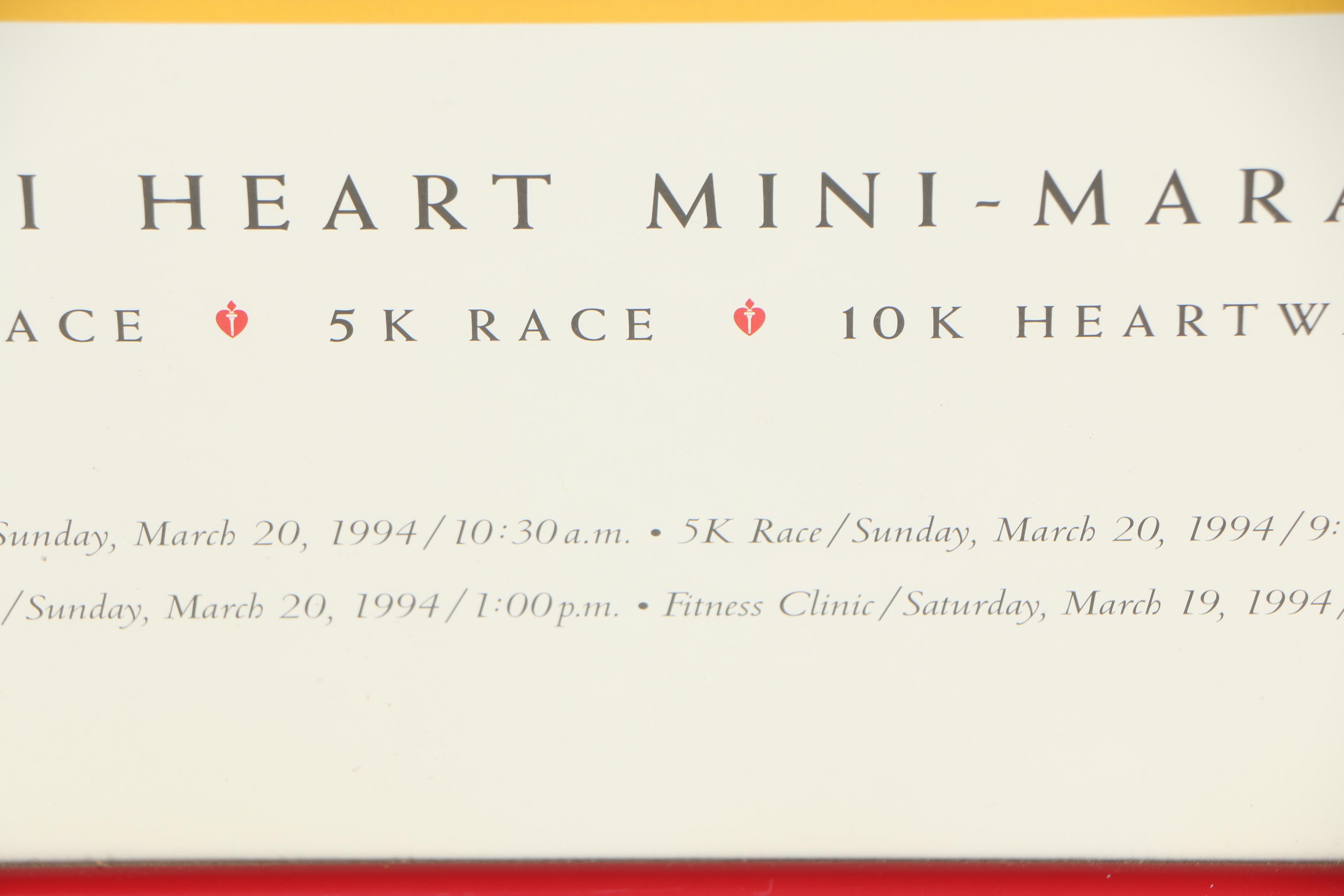 Cincinnati Heart MiniMarathon Poster after John Maggard EBTH