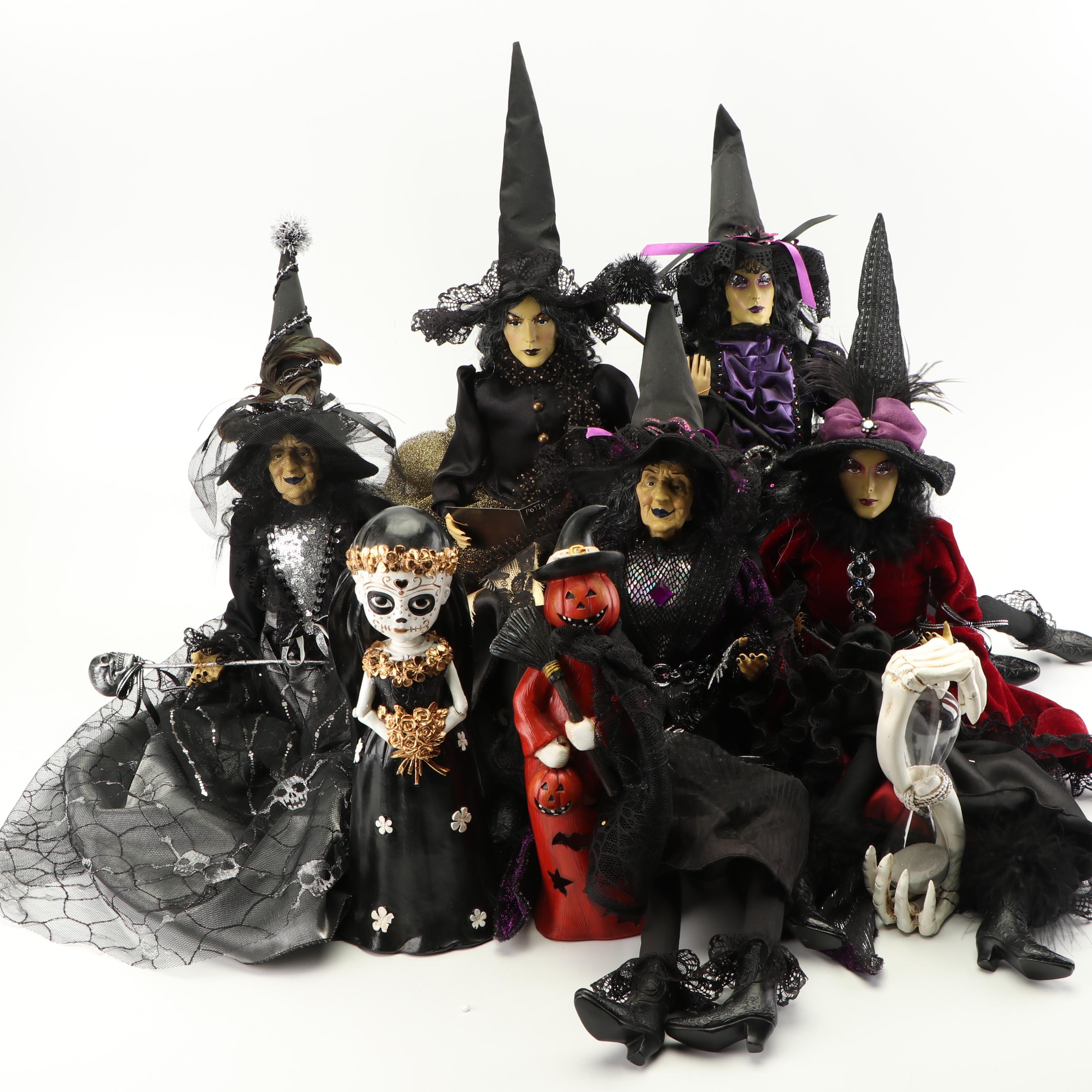 halloween witch dolls