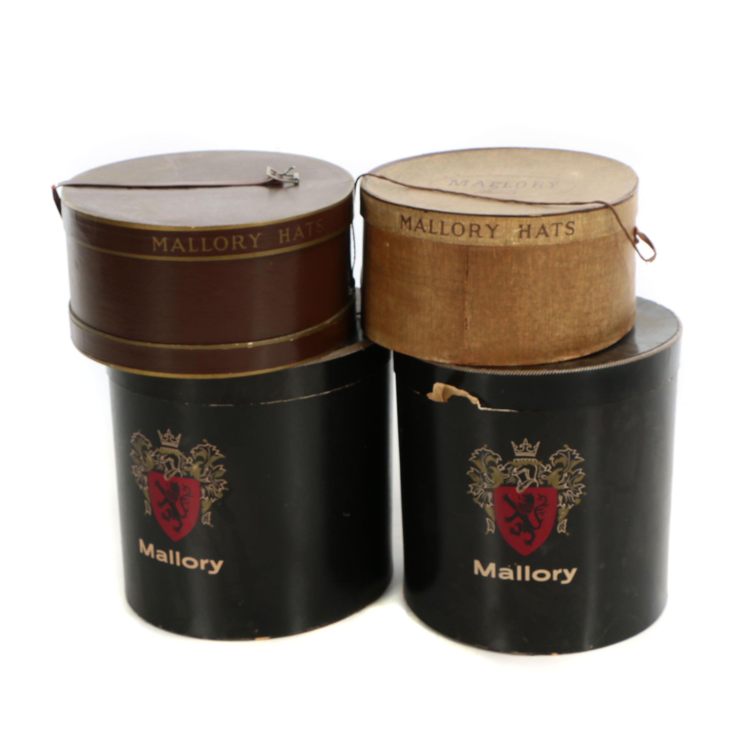 Mallory Hat Company Hat Boxes, Vintage EBTH