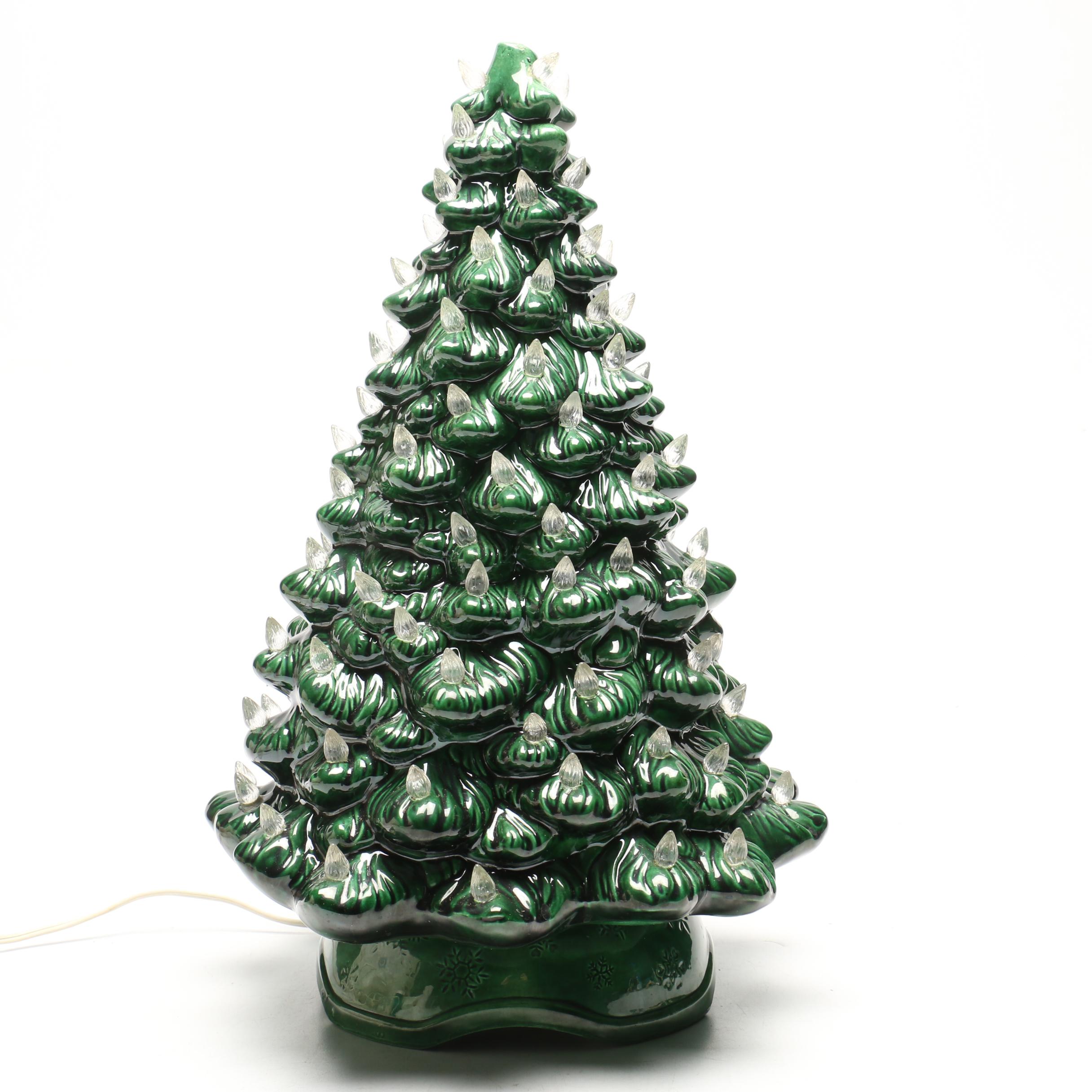 Byron Molds Ceramic Christmas Tree EBTH