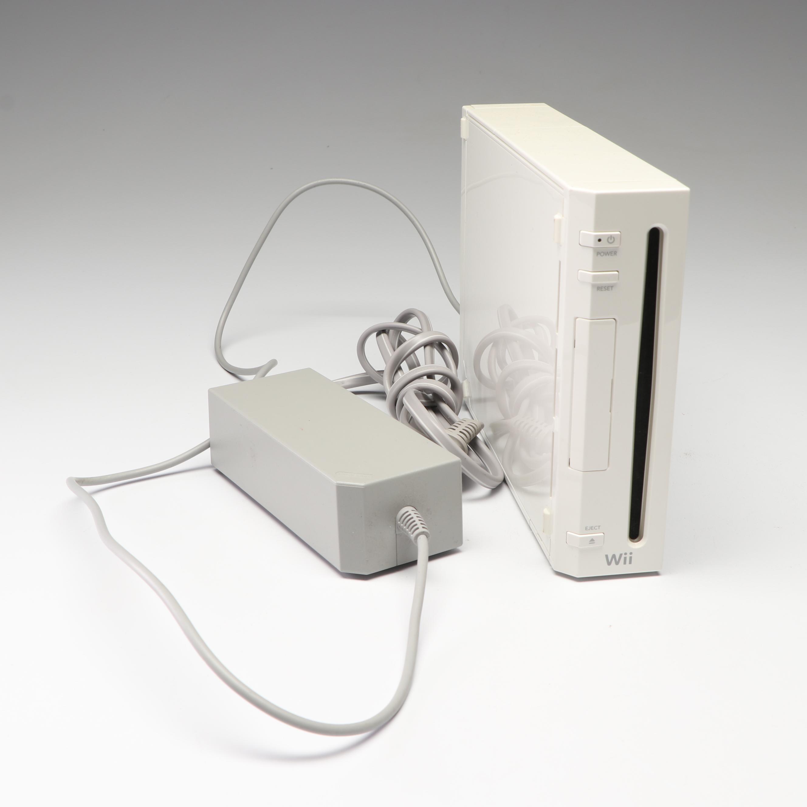 Nintendo Wii Console and "Championship Foosball" Video Game EBTH