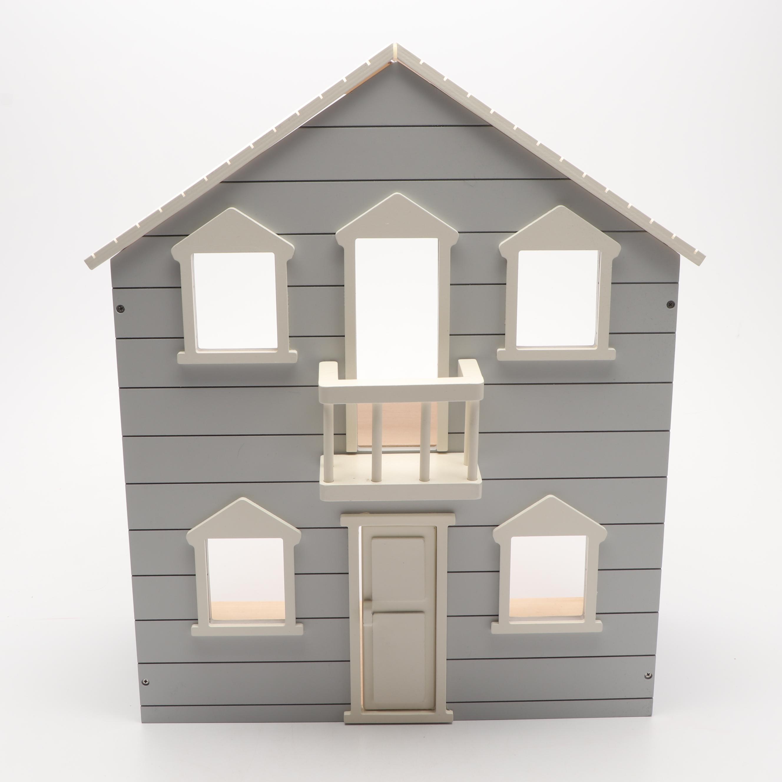 Pottery Barn Kids Farmington Wooden Doll House with Furniture and