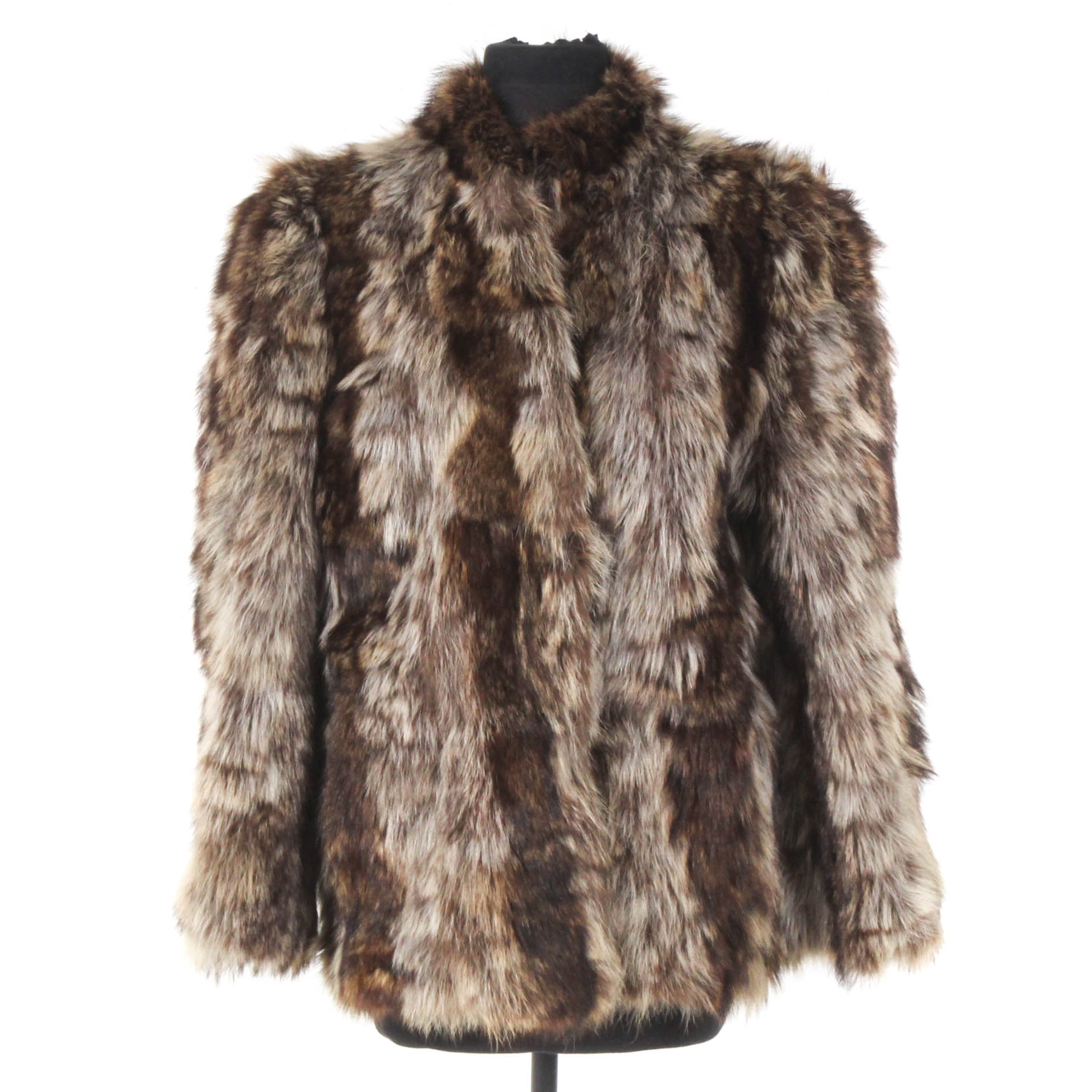 berman's rabbit fur coat