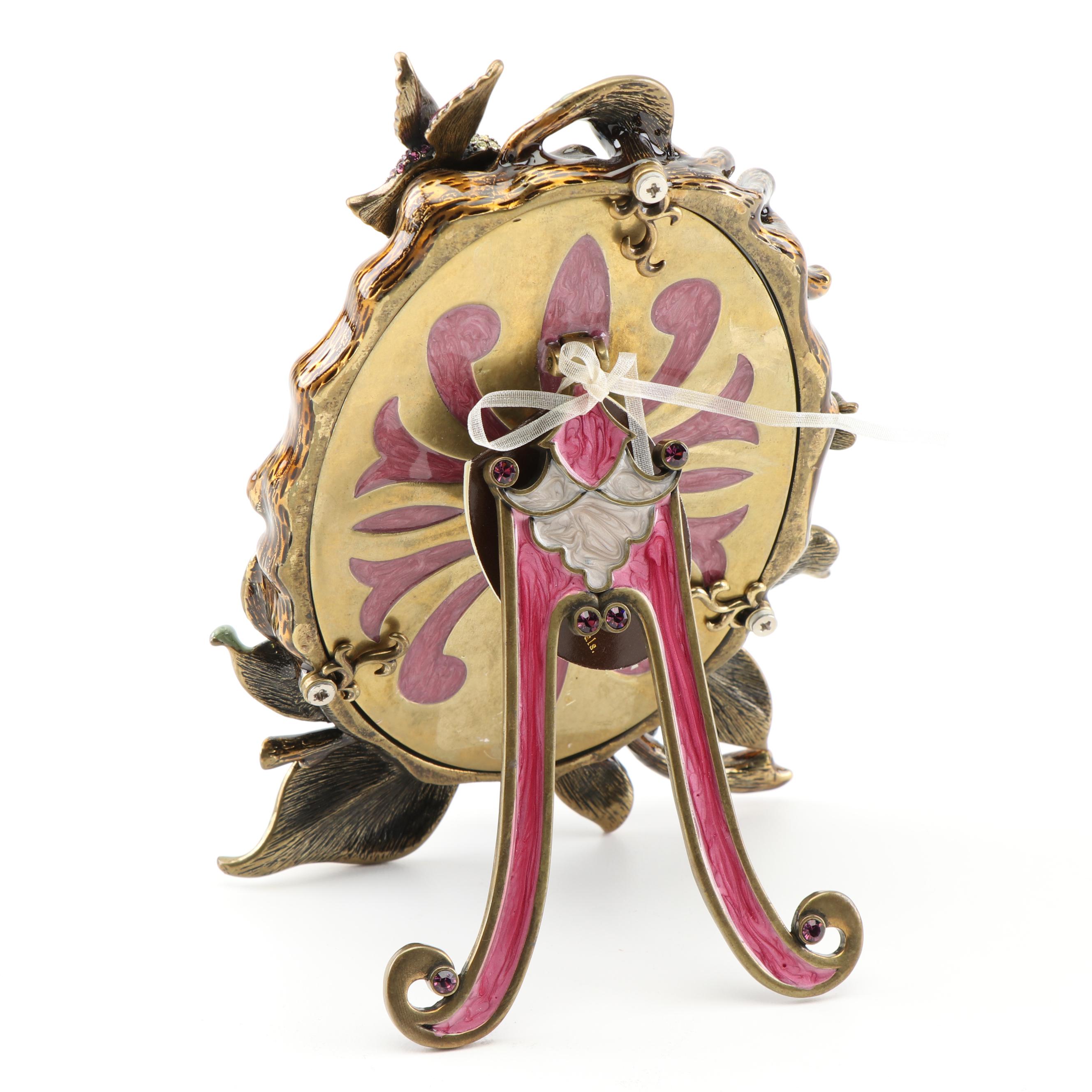 Argento SC Enamel Picture Frames With Swarovski Crystals EBTH