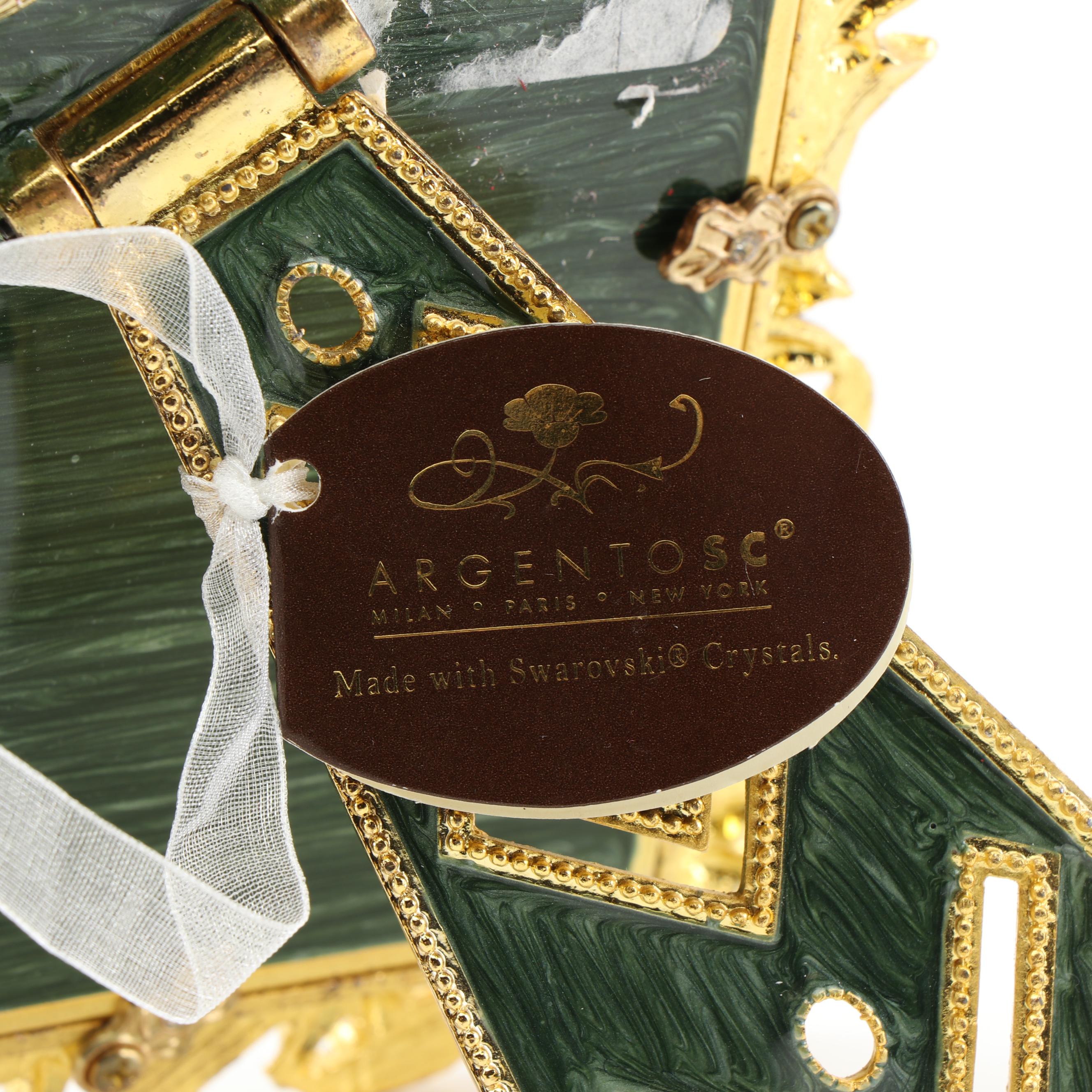 Argento SC Enamel Picture Frames With Swarovski Crystals EBTH