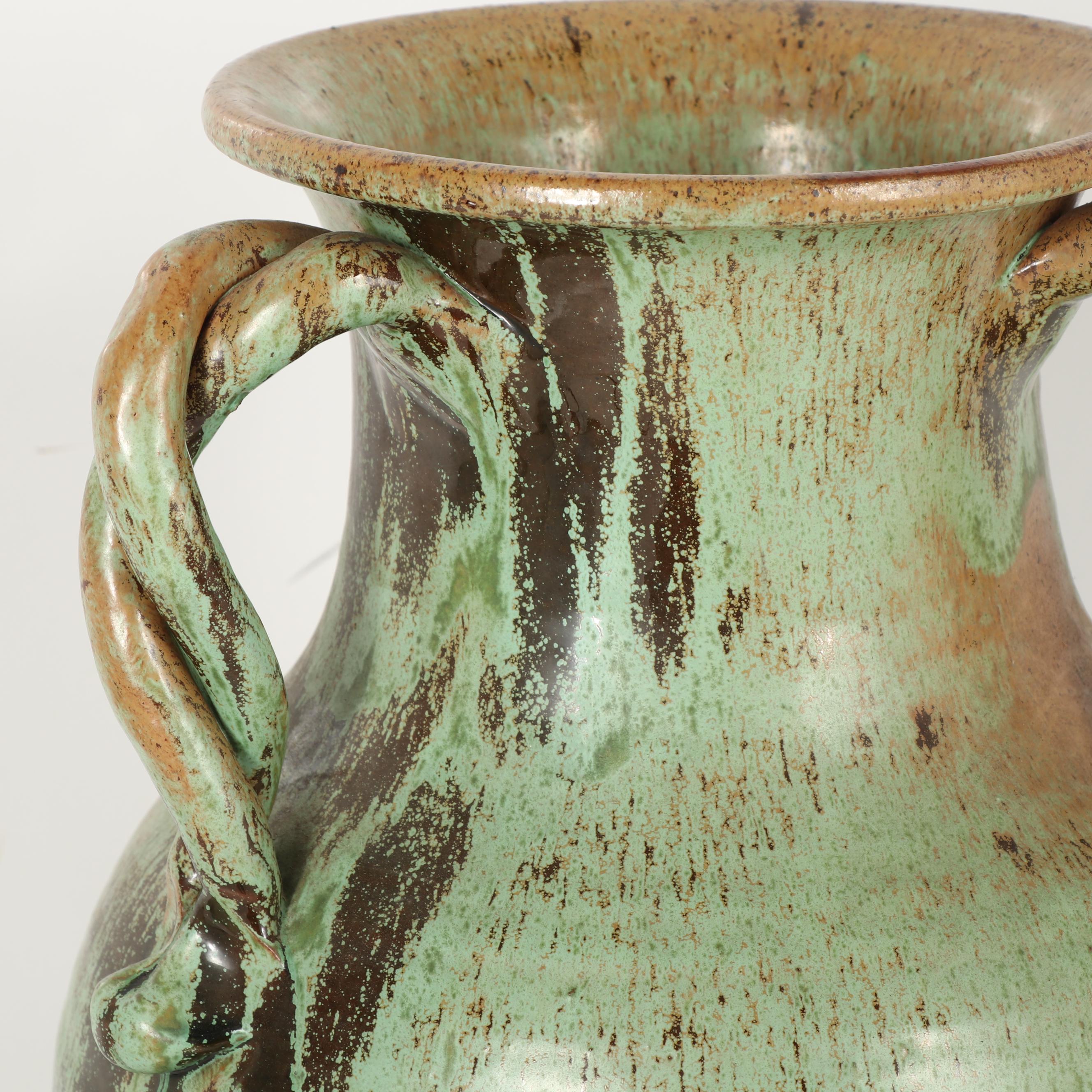 A.R. Cole Pottery Thrown Stoneware Floor Vase EBTH