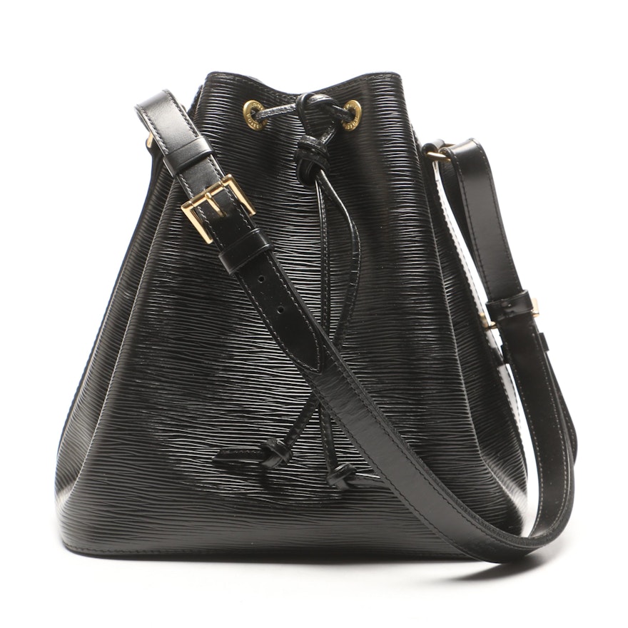 Louis Vuitton Black Epi Leather Petit Noe Bucket Bag, 1993 | EBTH