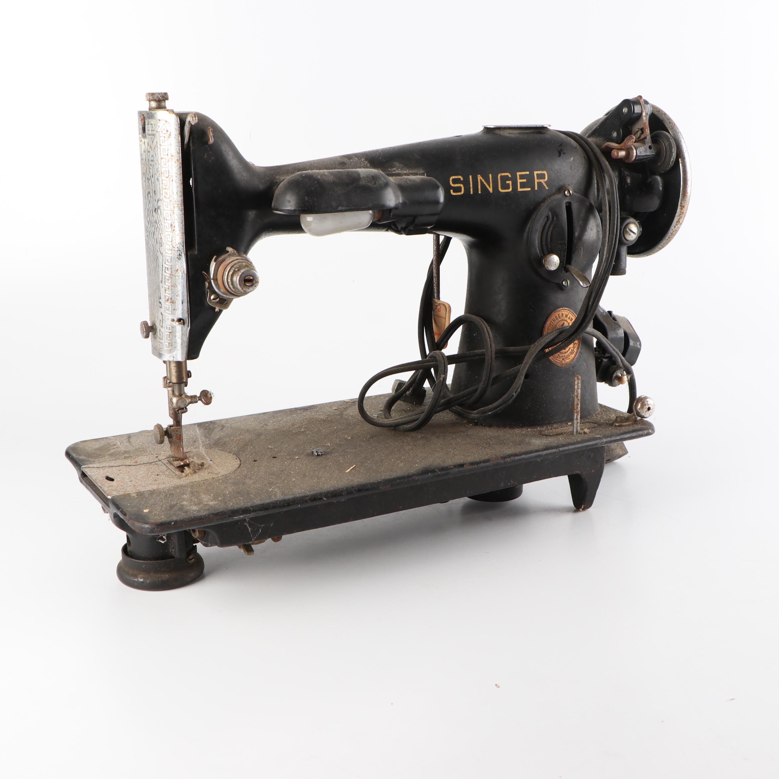 Early 20th Century Singer Manufacturing Company Sewing Machine EBTH
