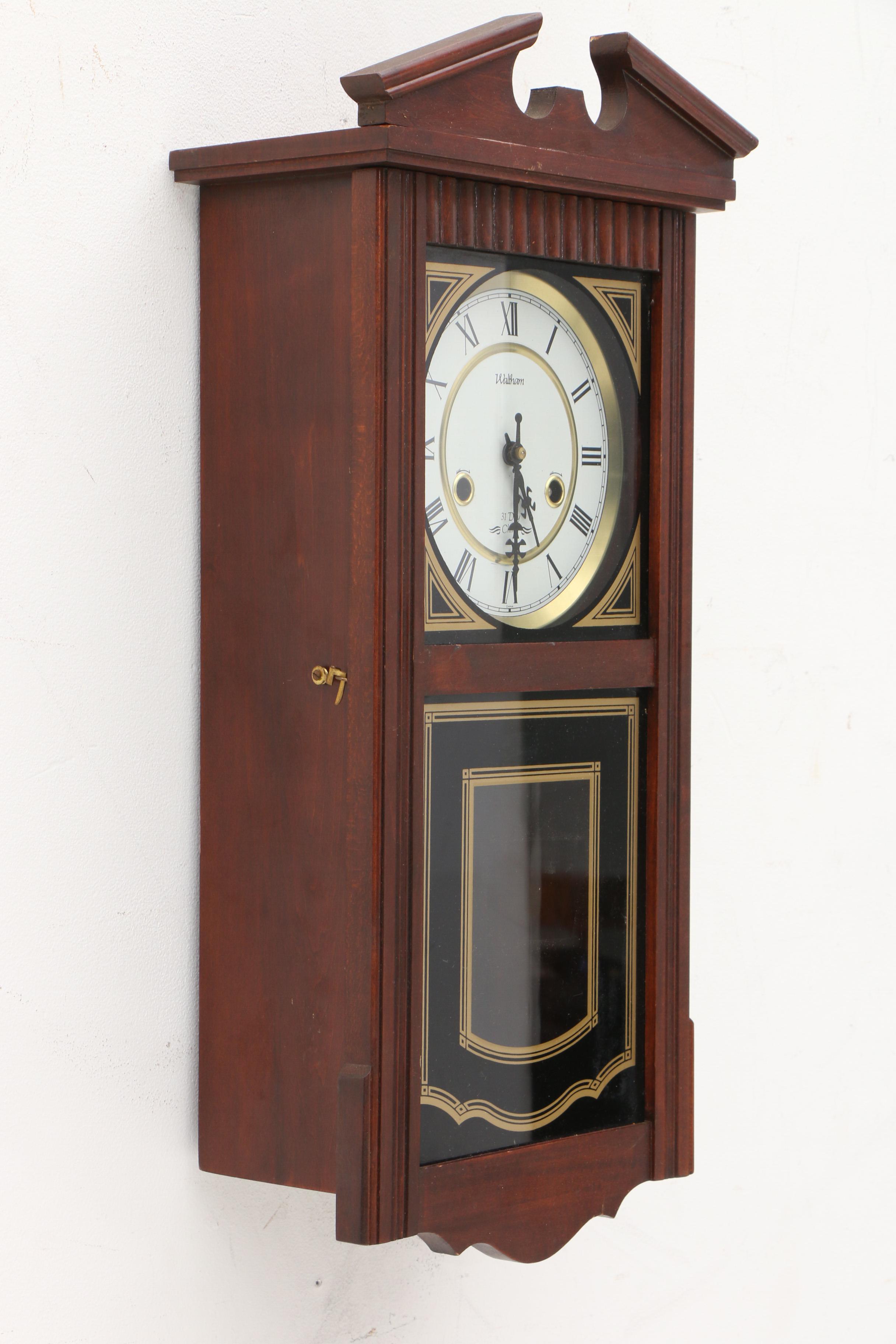 Waltham 31Day Chime Wall Clock EBTH
