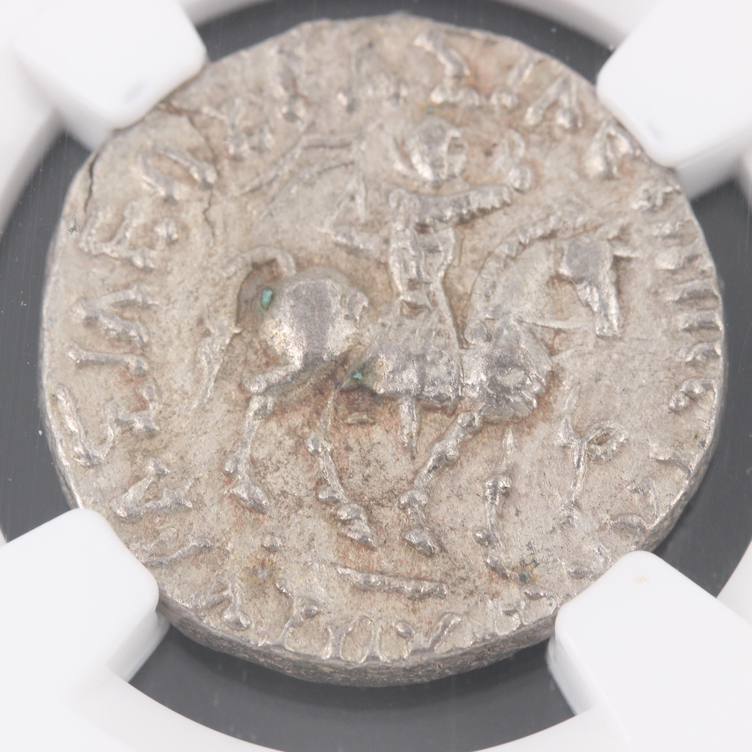 NGC Graded Ancient Indo-Scythians, Azes I/II AR Tetradrachm | EBTH