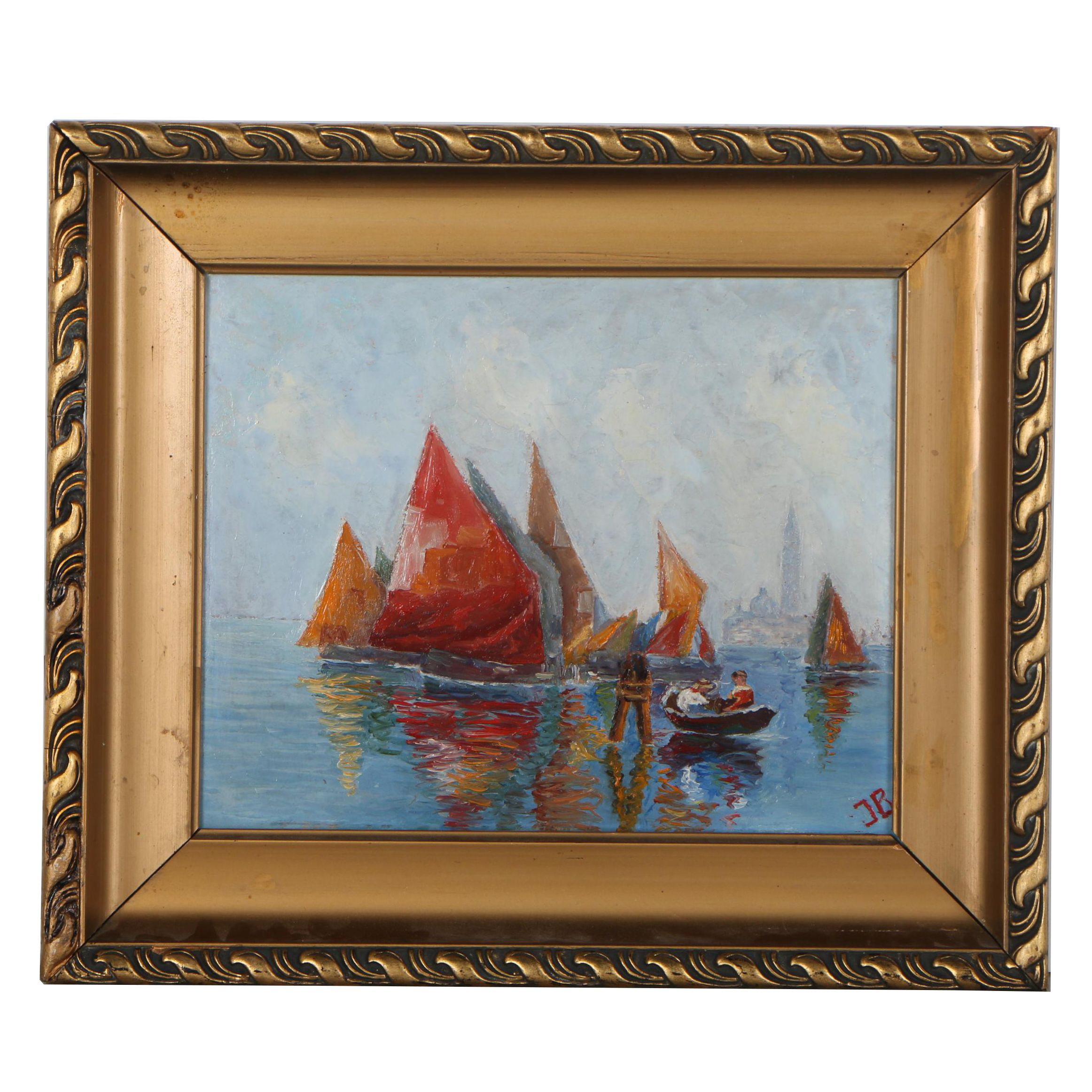 J.B. Nautical Oil Painting | EBTH