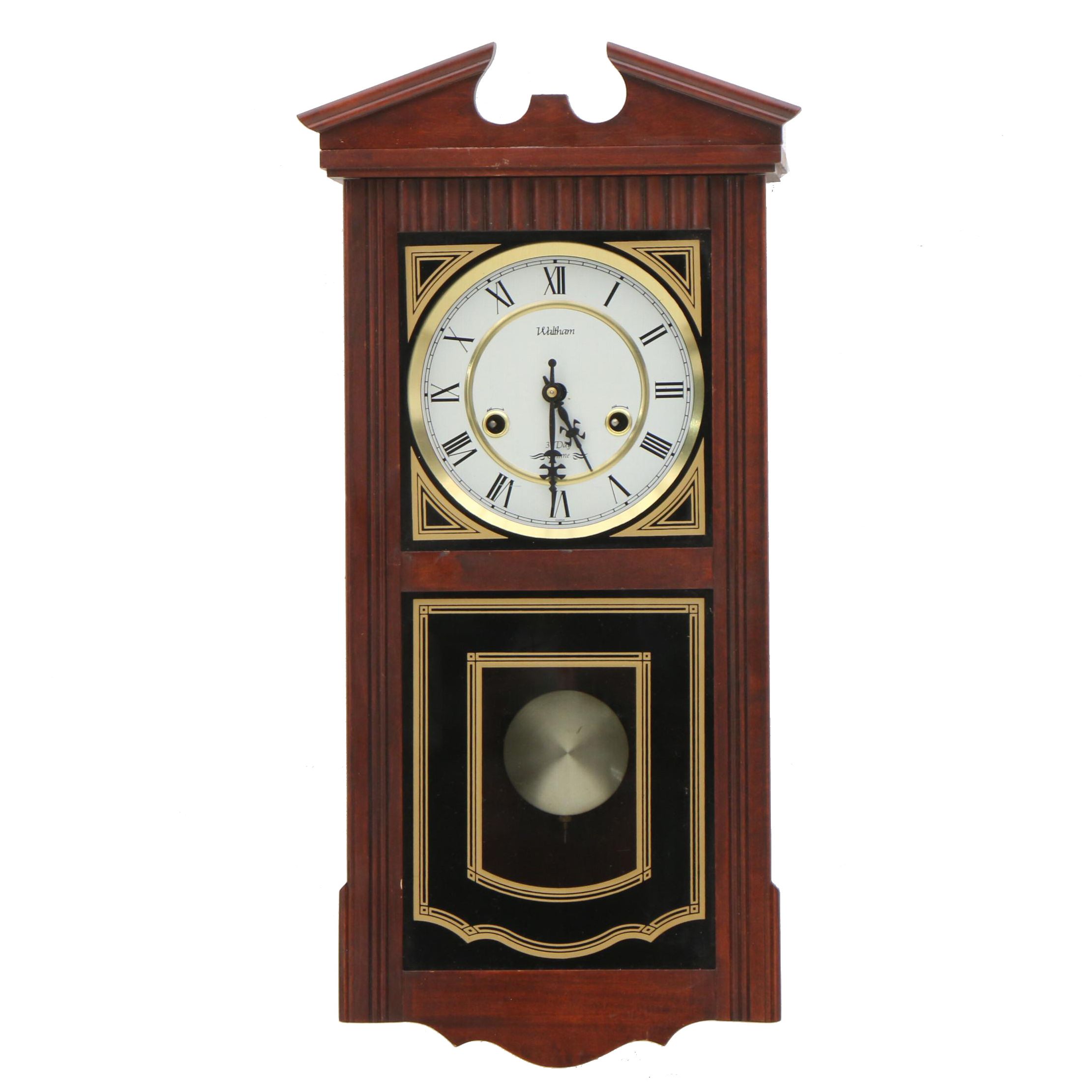 Waltham 31Day Chime Wall Clock EBTH