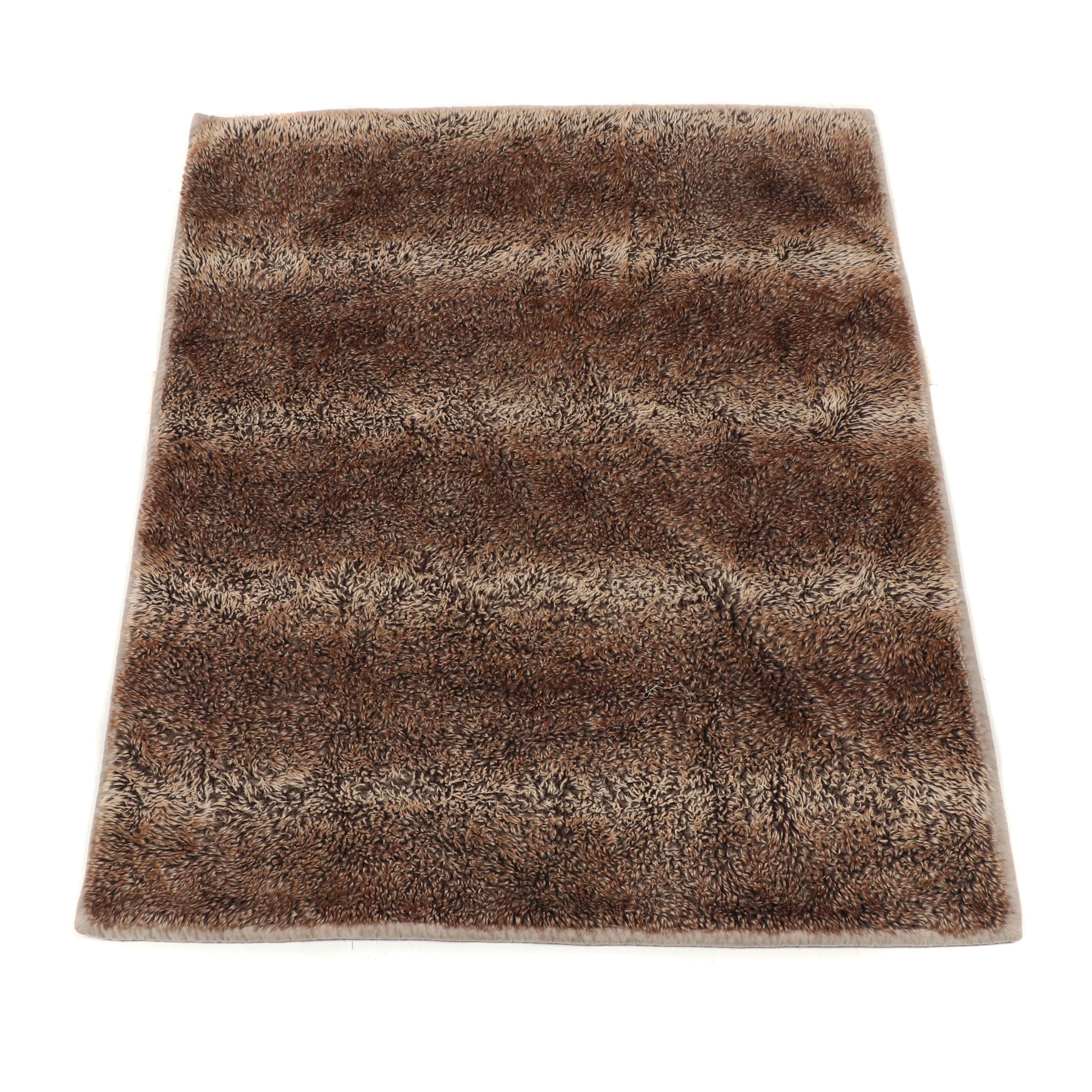 Pottery Barn Ombre Faux Fur Throw Blanket Ebth