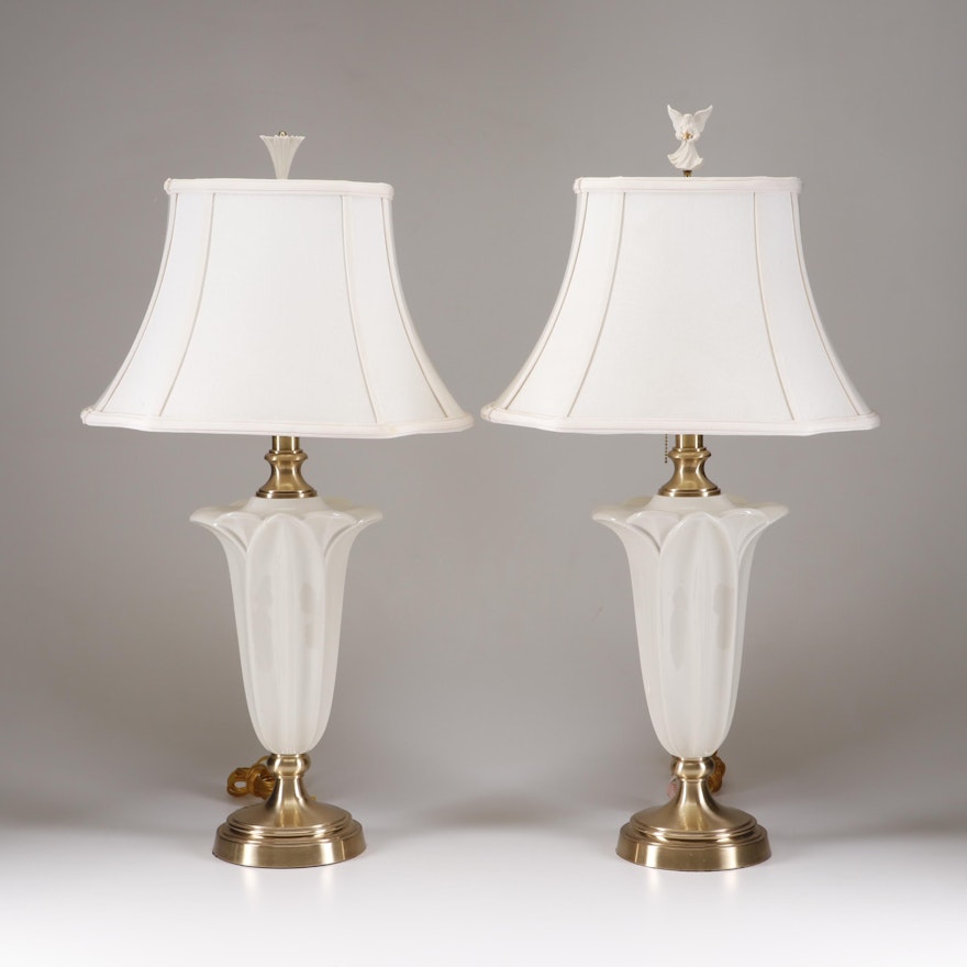 Lenox Lighting for Quoizel Porcelain Table Lamps | EBTH
