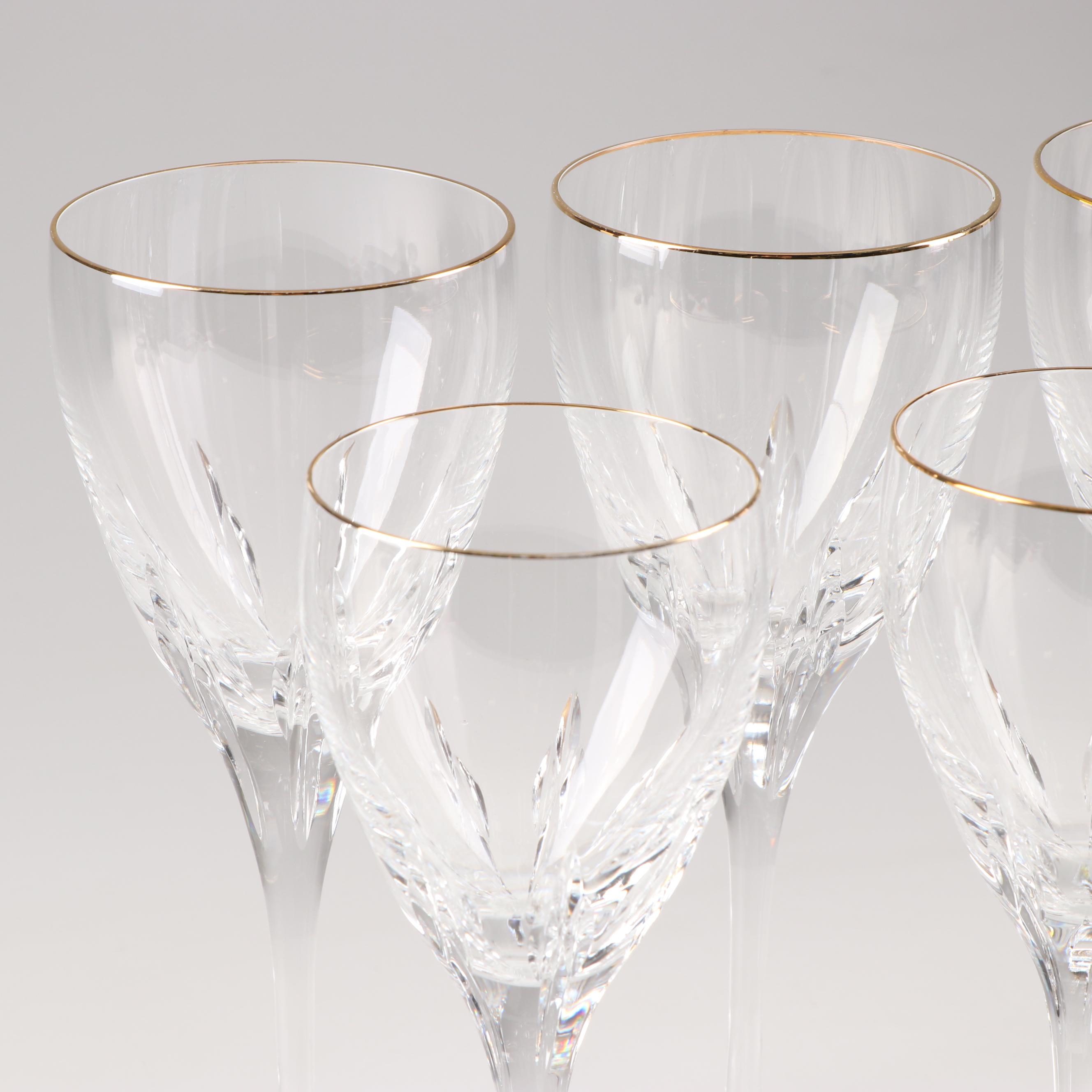 Lenox "Firelight Gold" Stemware EBTH