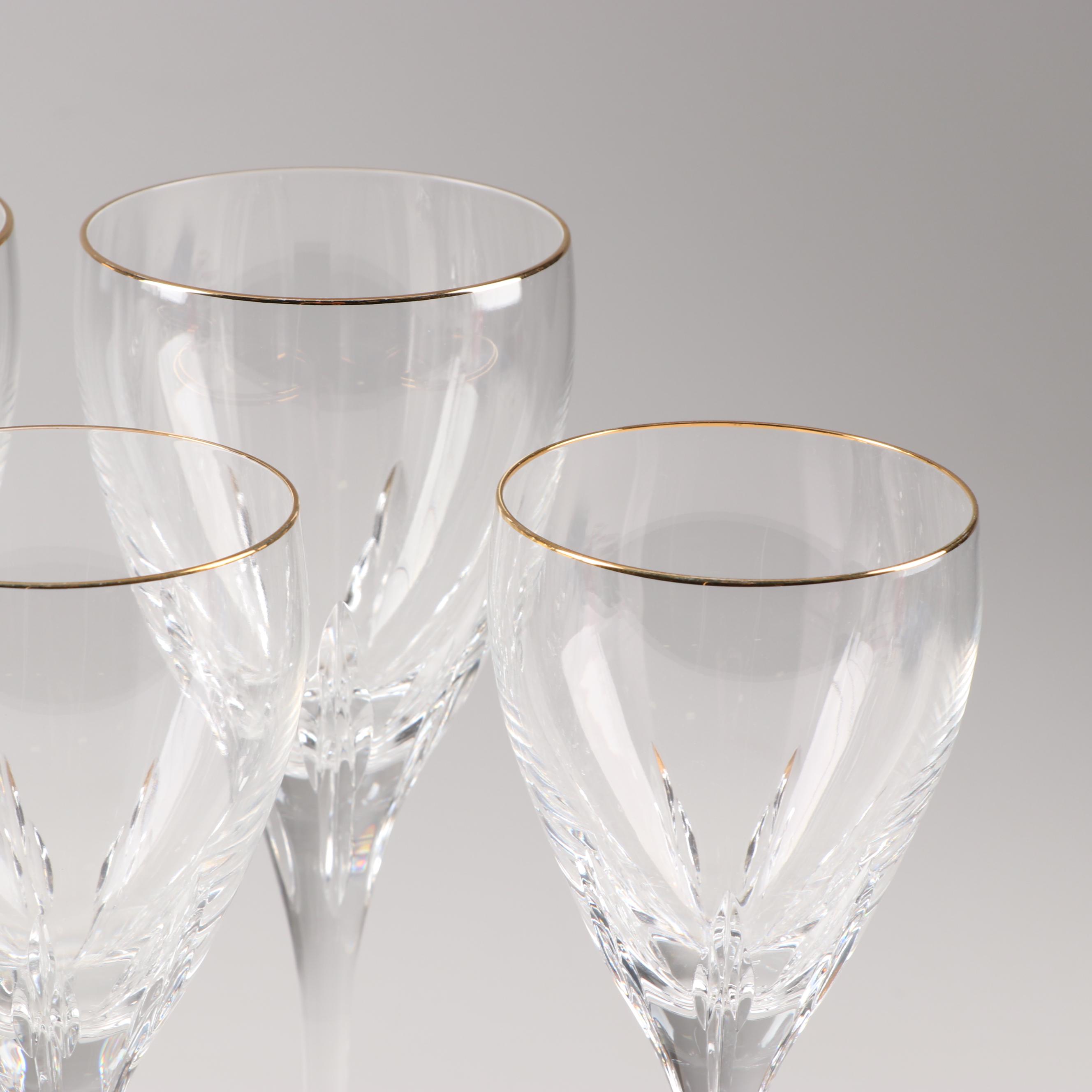 Lenox "Firelight Gold" Stemware EBTH