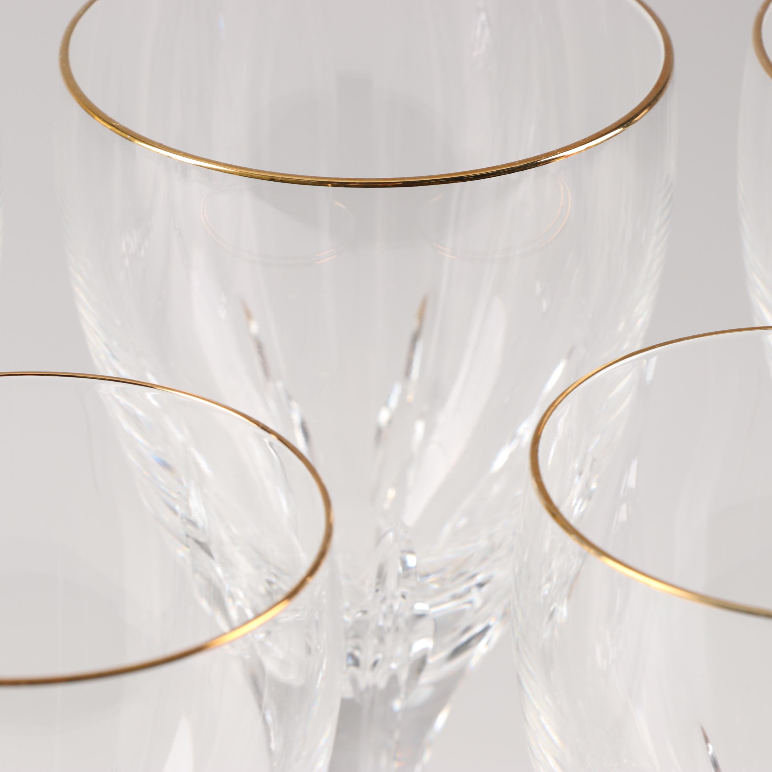Lenox "Firelight Gold" Stemware EBTH
