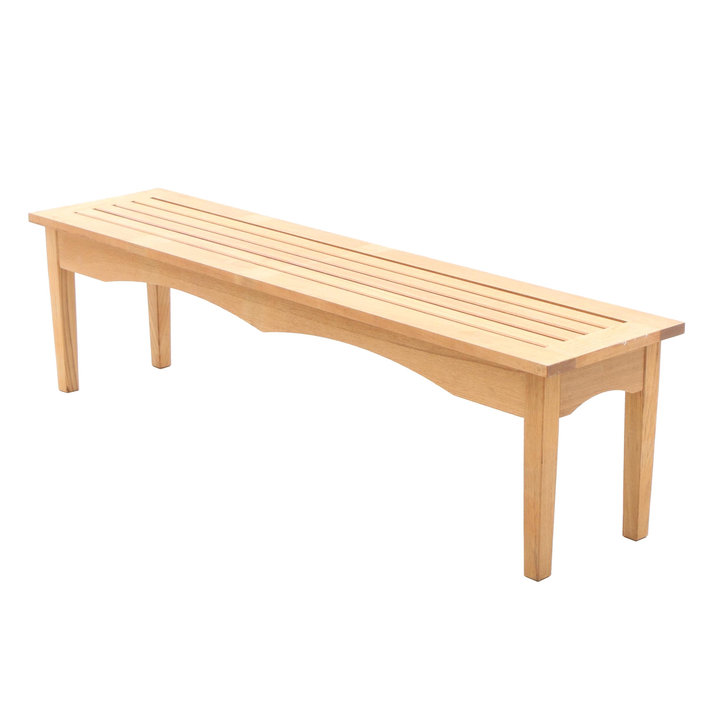Teak Garden Bench EBTH