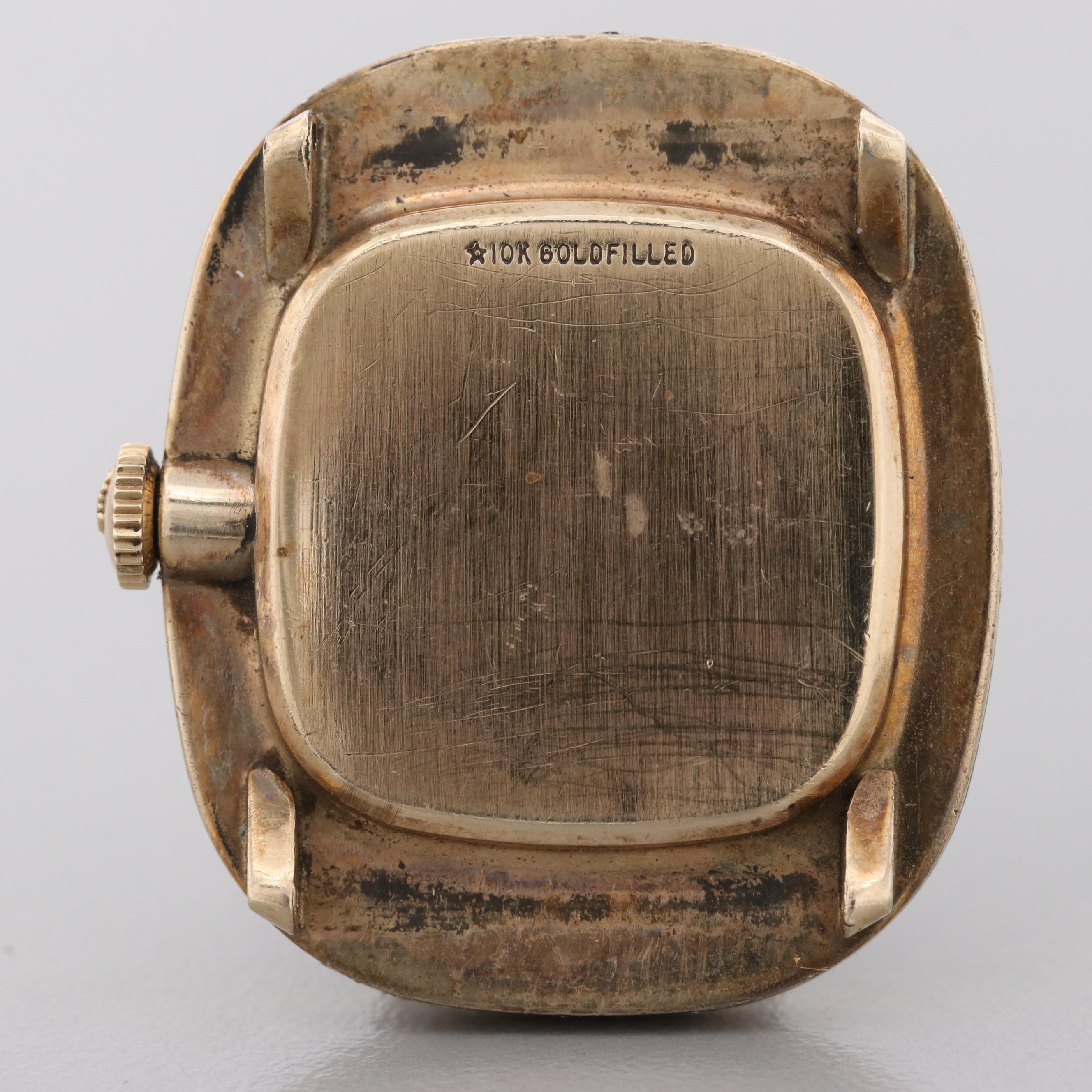 Longines 10K Gold Filled Watch Case With Diamond Dial EBTH