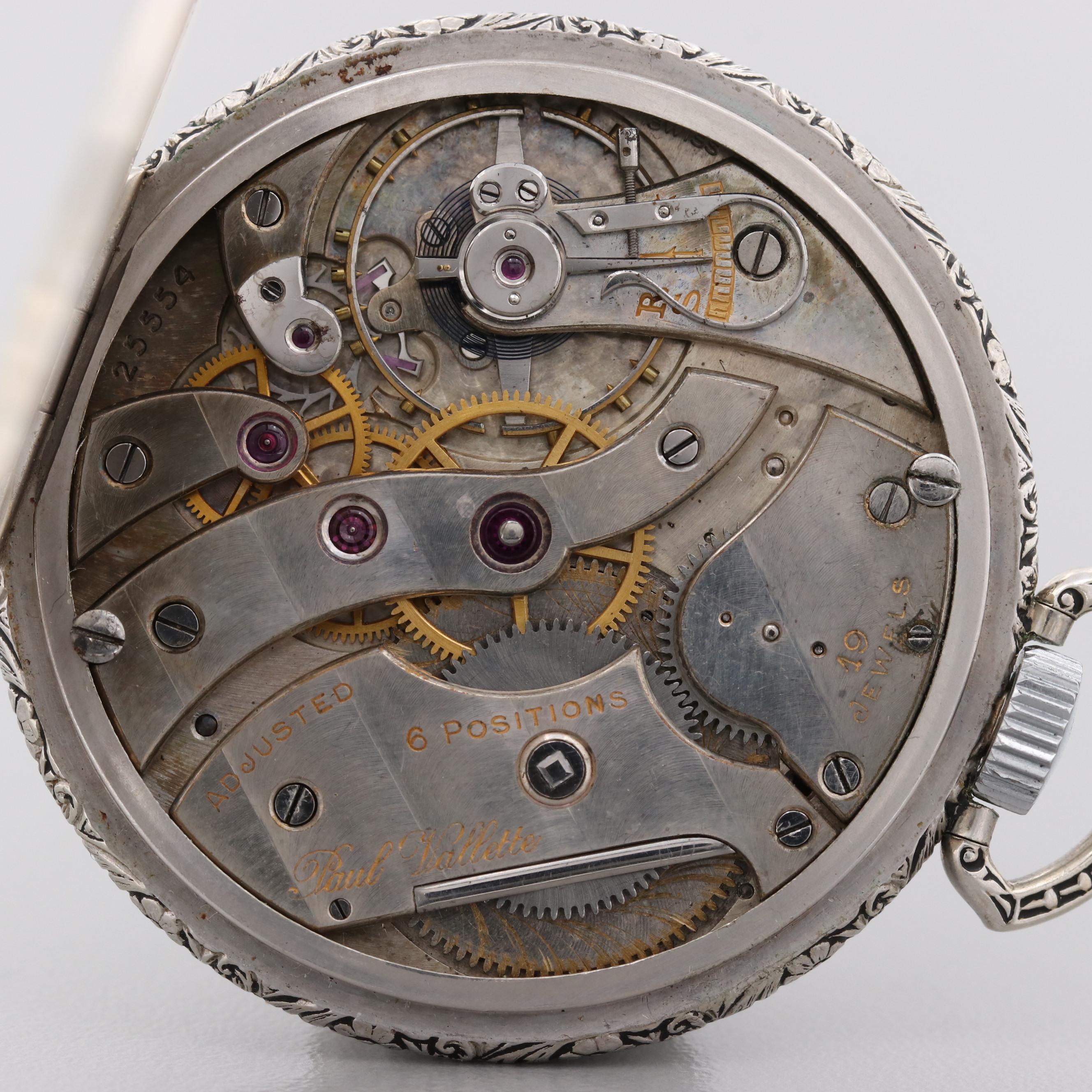 Paul Vallette 14K Gold Filled Pocket Watch EBTH