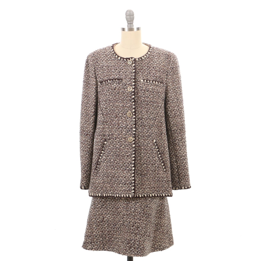 Chanel Fall/Winter 2001 Runway Collection Tweed Skirt Suit | EBTH