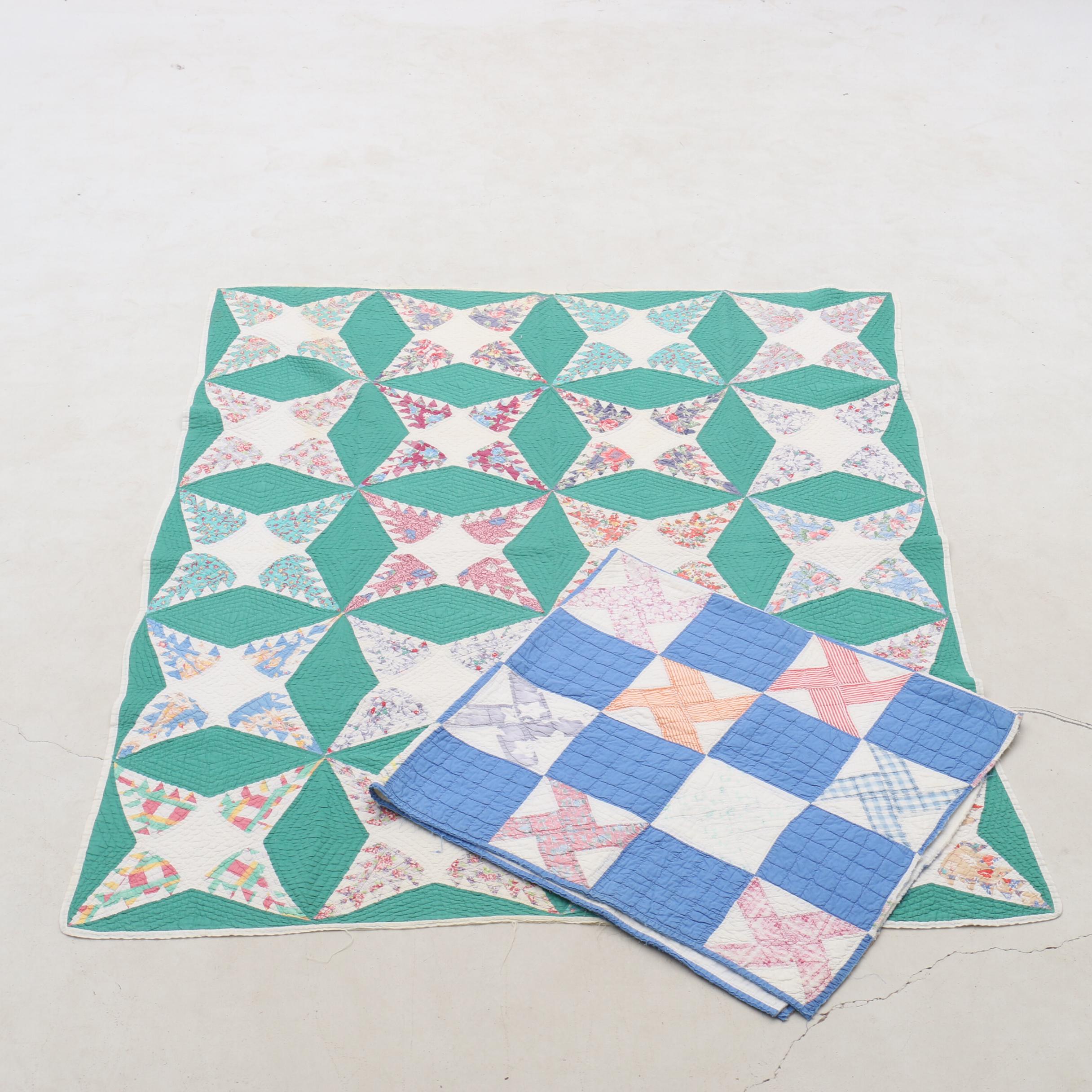 Vintage Hand Sewn Quilts EBTH