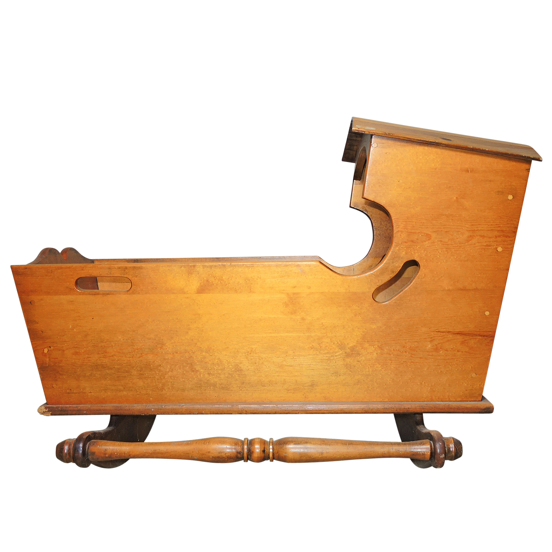 Vintage Pine Rocking Cradle EBTH