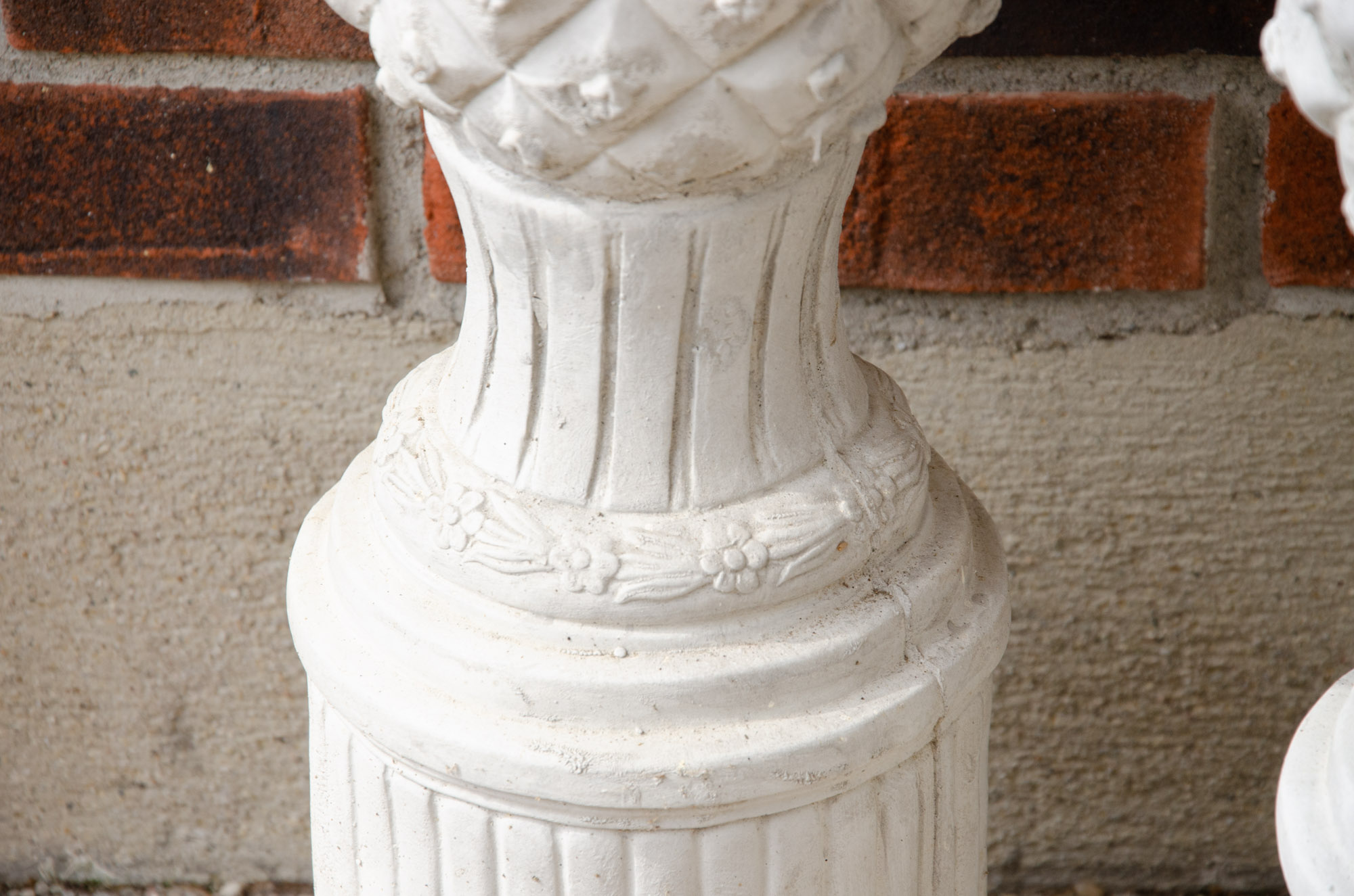 Pair of Concrete Pineapples EBTH