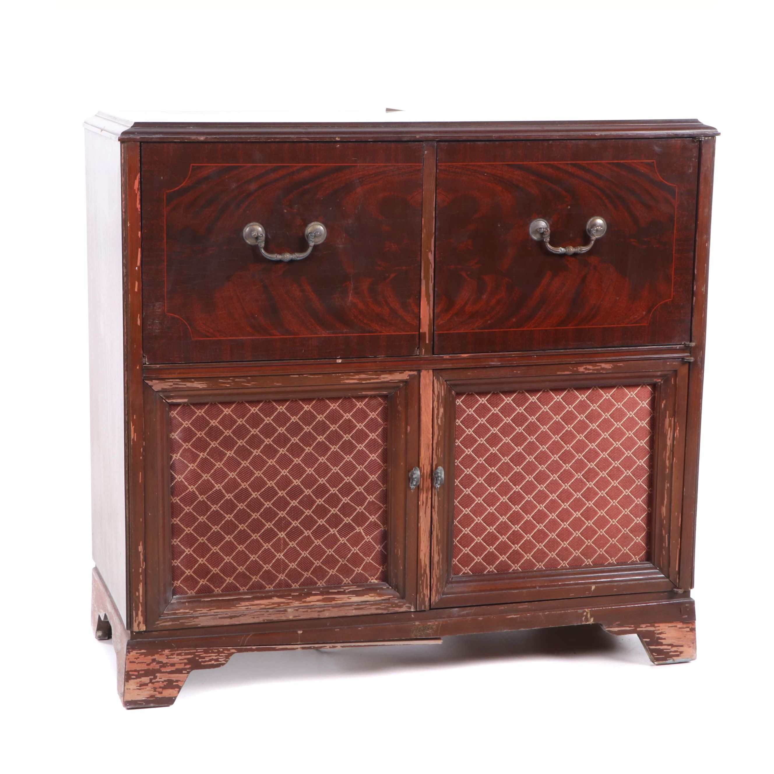 Zenith Cobramatic Mahogany Turntable And Radio Cabinet 1950 S Ebth