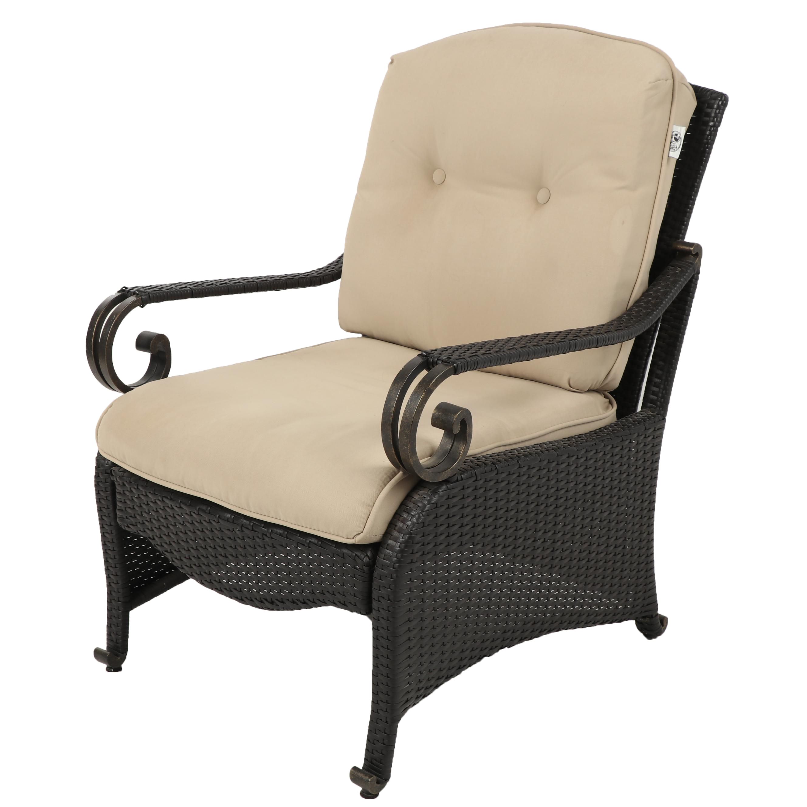 Hampton Bay Wicker Patio Chair Ebth