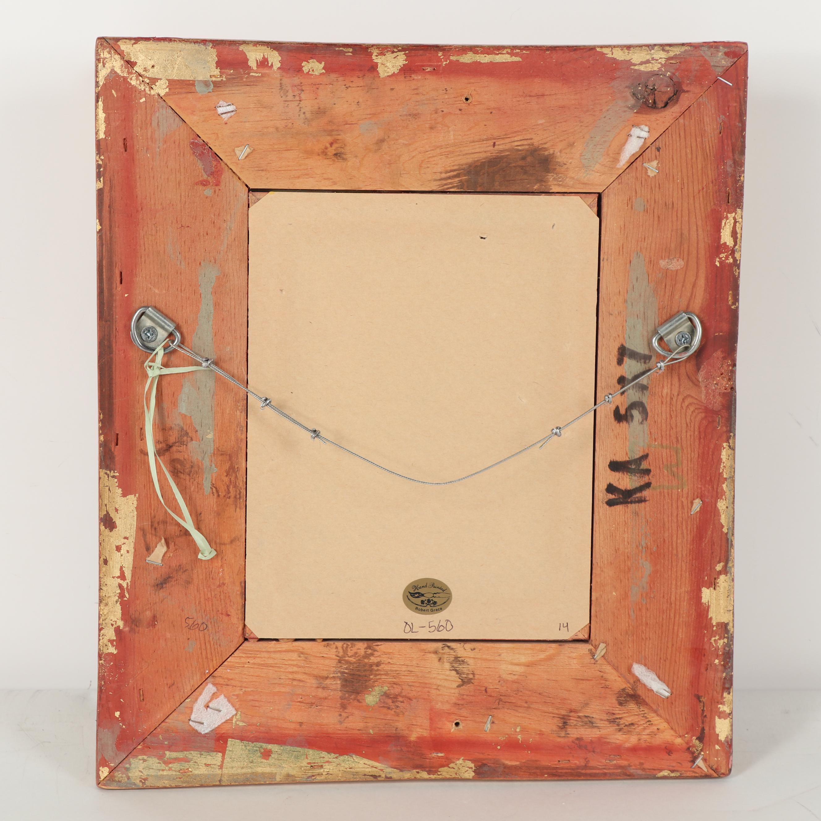 Robert Grace Floral Still Life Oil Painting EBTH