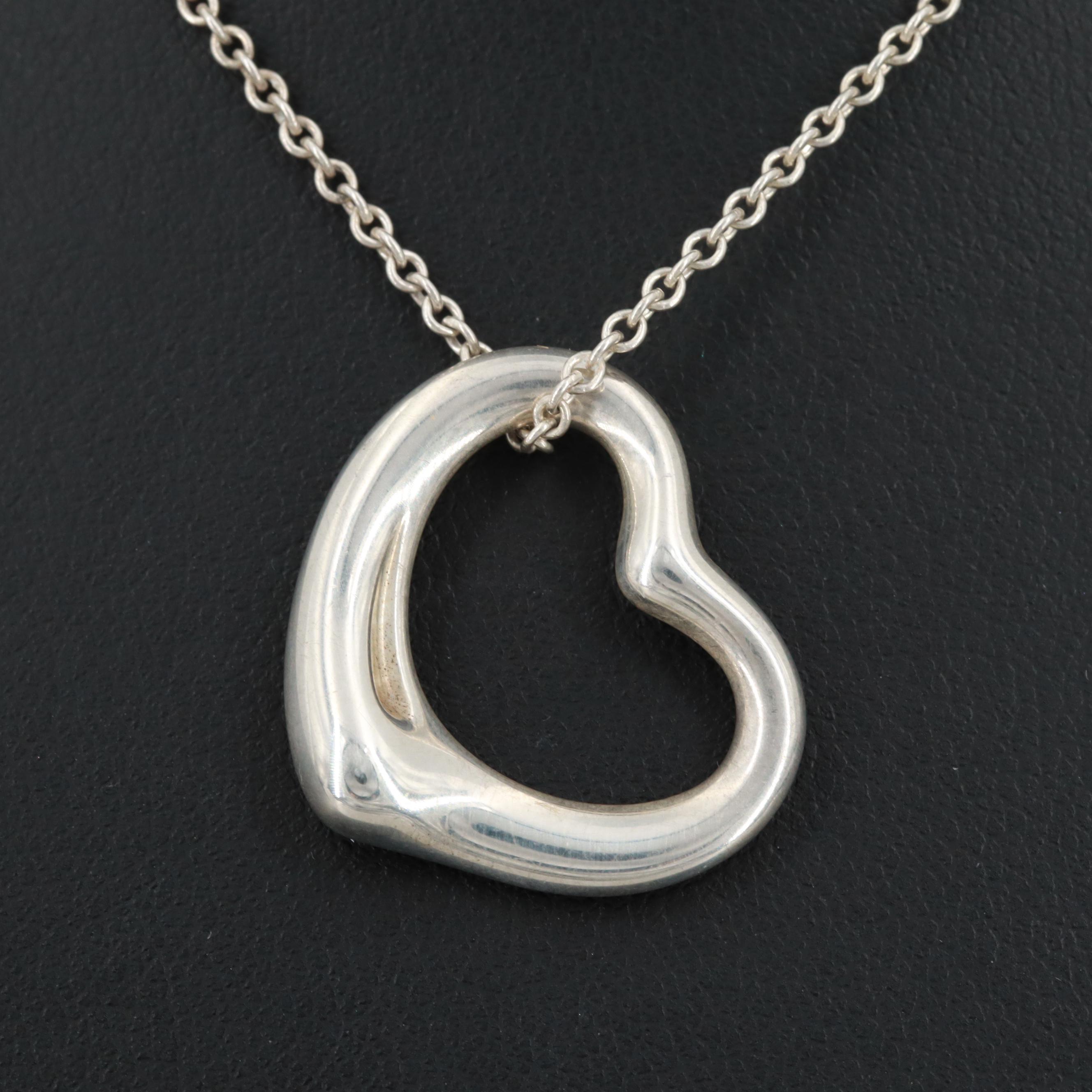 Elsa Peretti for Tiffany & Co. Sterling Silver "Open Heart