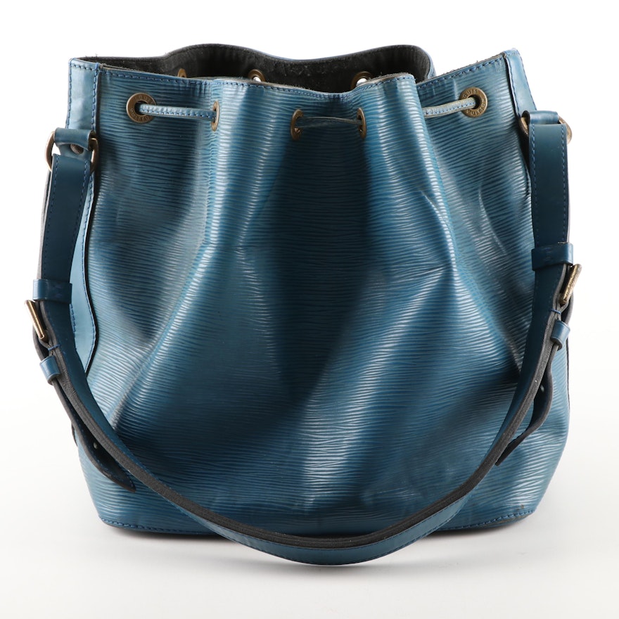 Louis Vuitton Paris Toledo Blue Epi Leather Noé Bag | EBTH