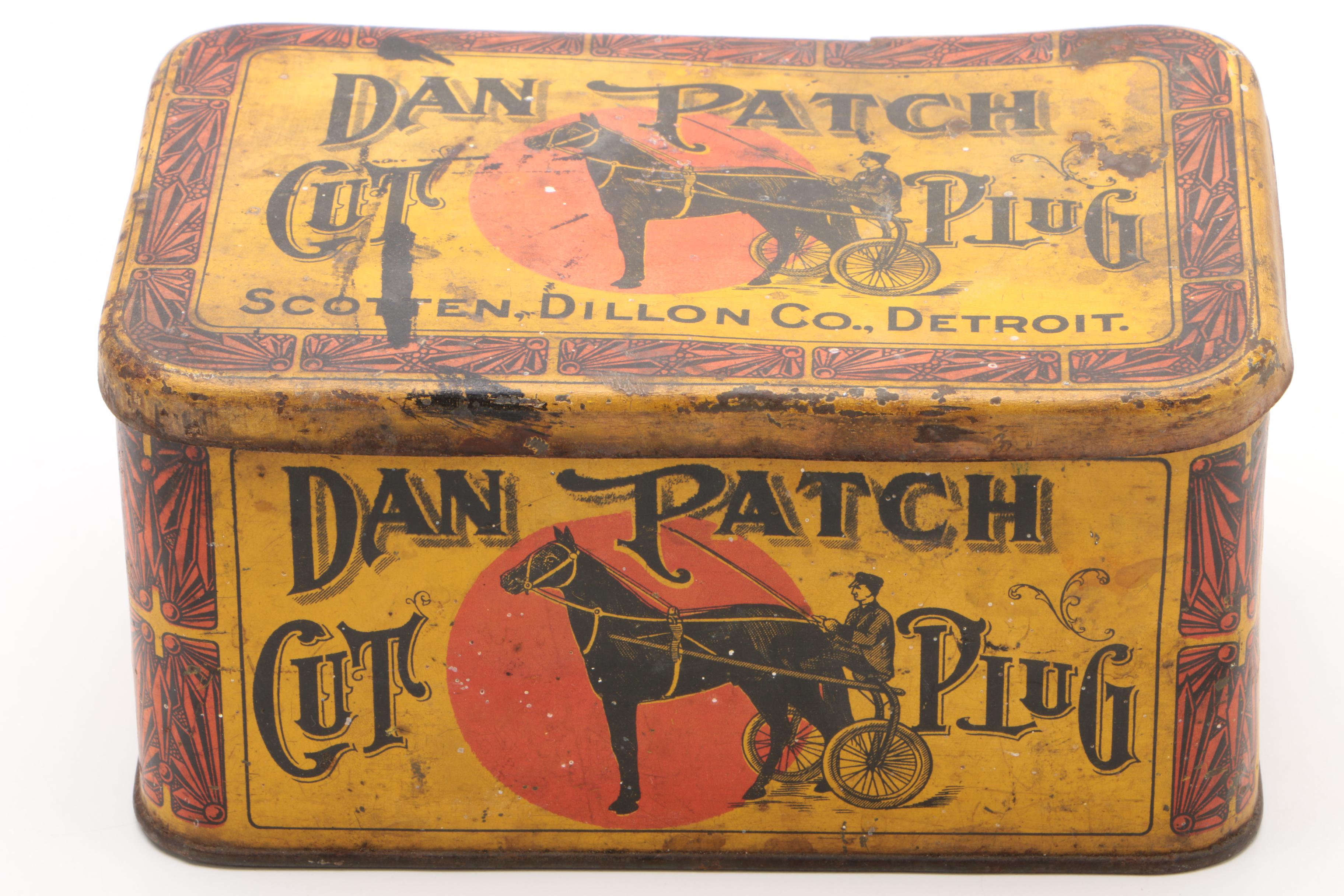 ScottenDillon Co. "Dan Patch Cut Plug" Lithographed Tobacco Tin, Circa