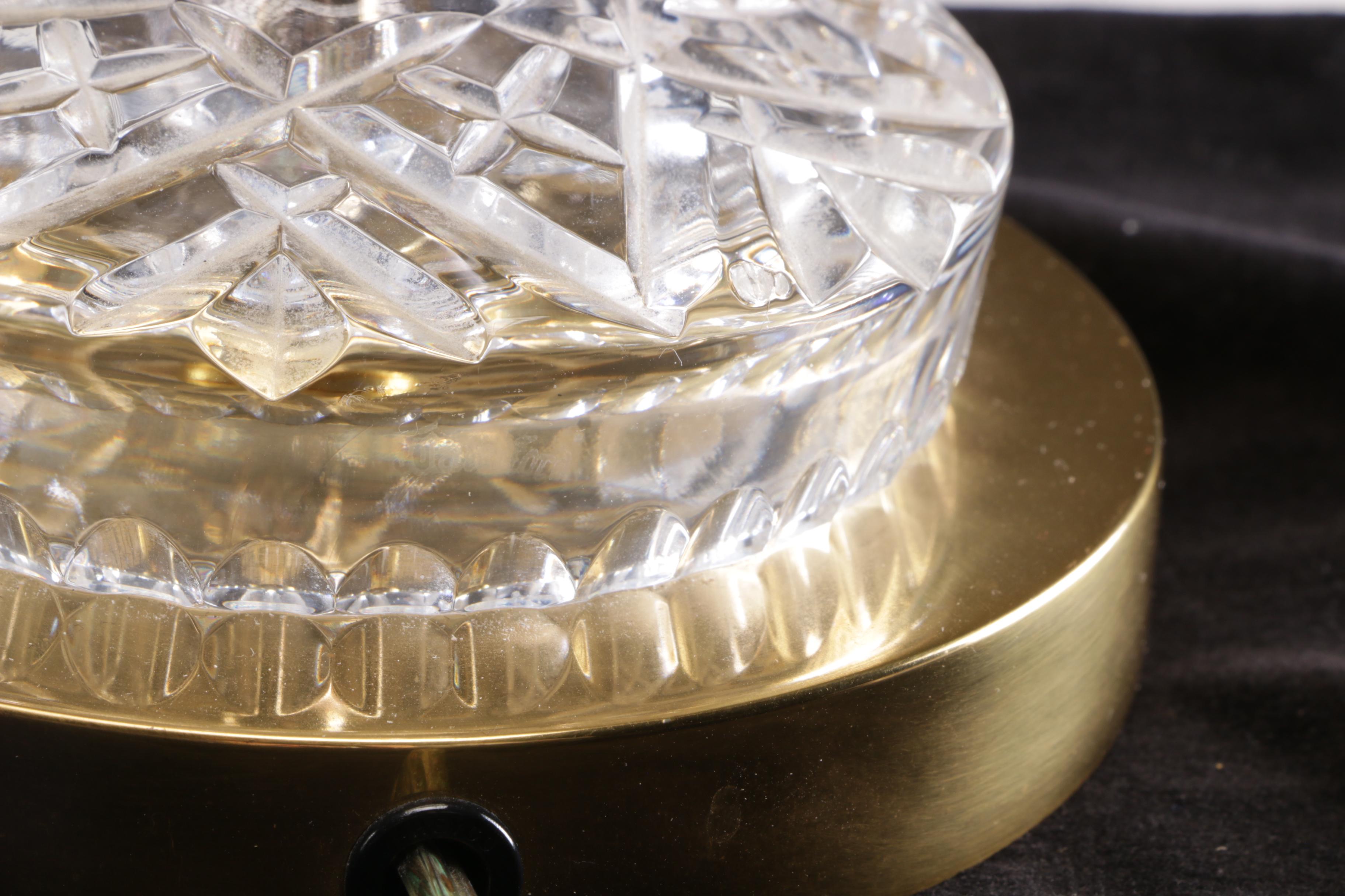 Waterford Crystal Buffet Style Table Lamp EBTH