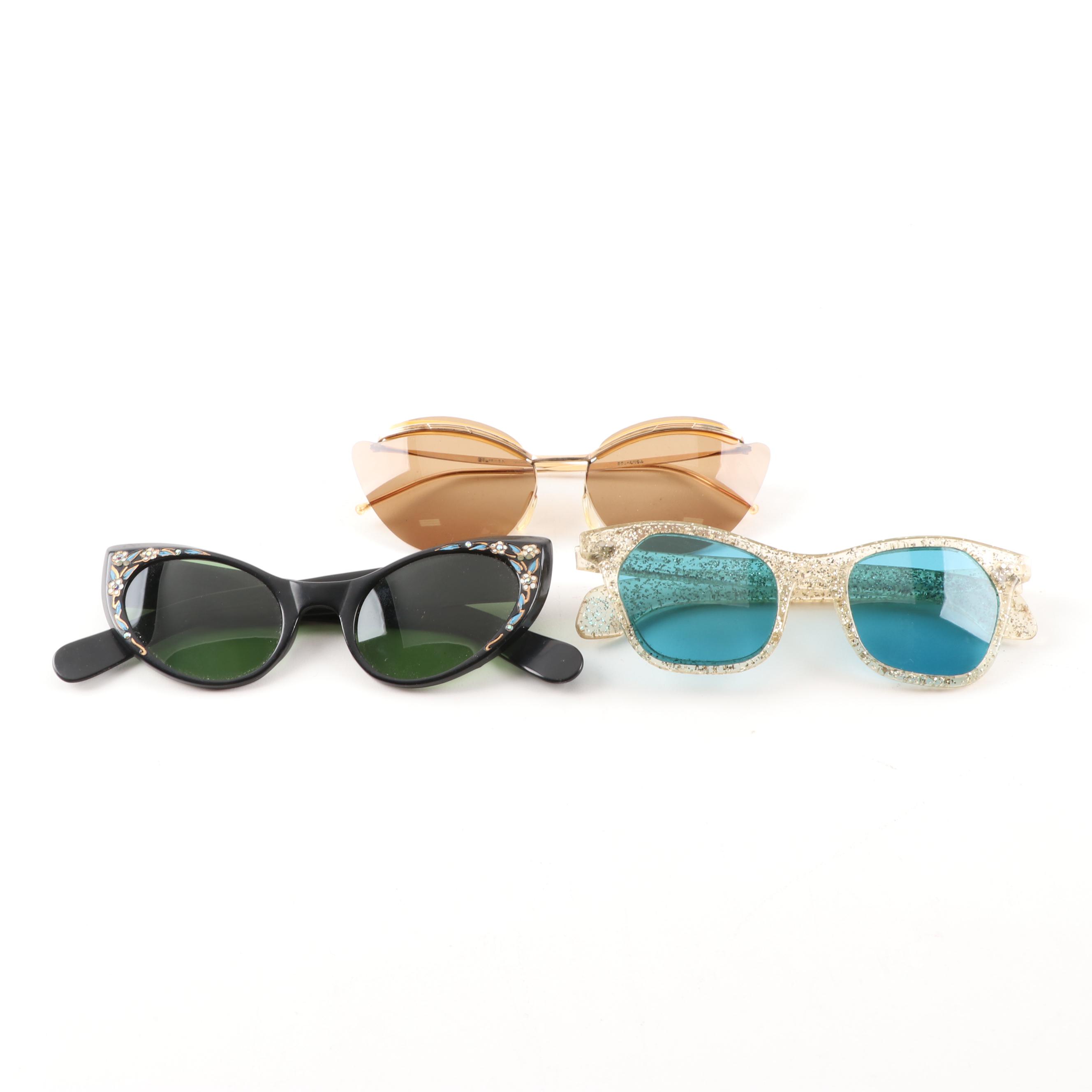 Women's Vintage Sunglasses, Mid20th century EBTH