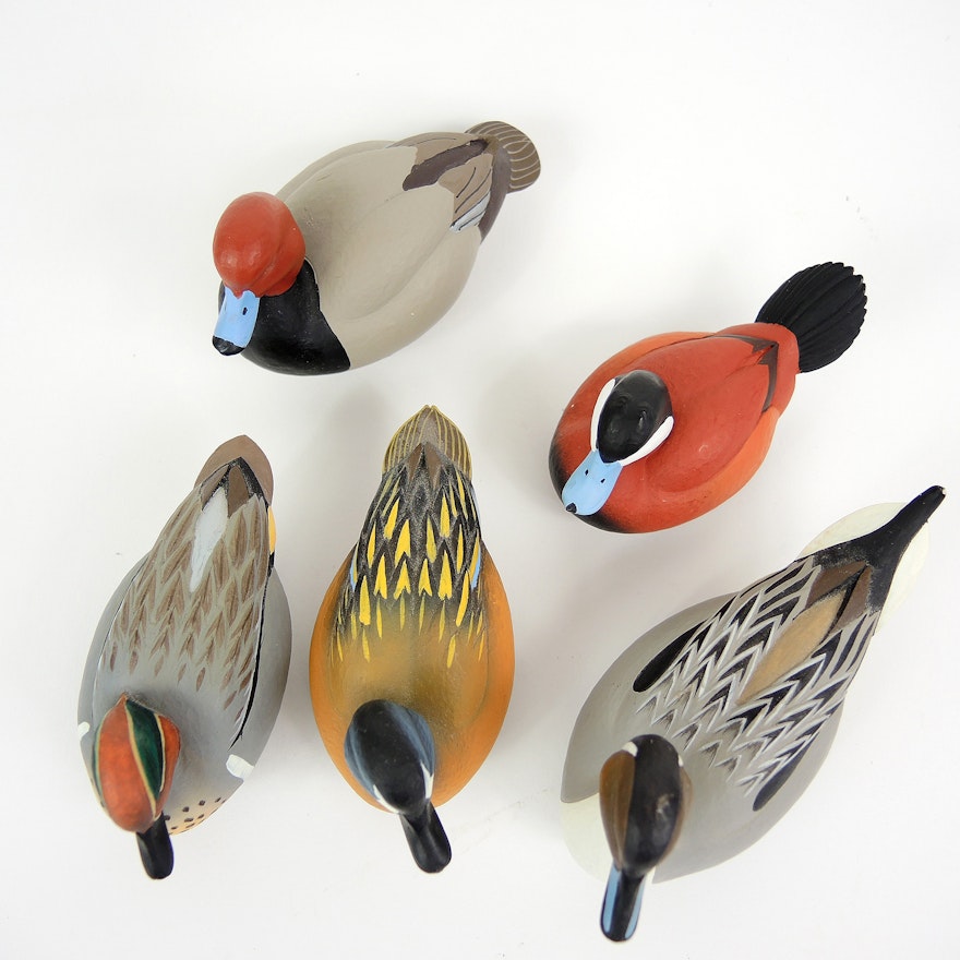 Ducks Unlimited Miniature Decoy Figurines from Jett Brunet | EBTH