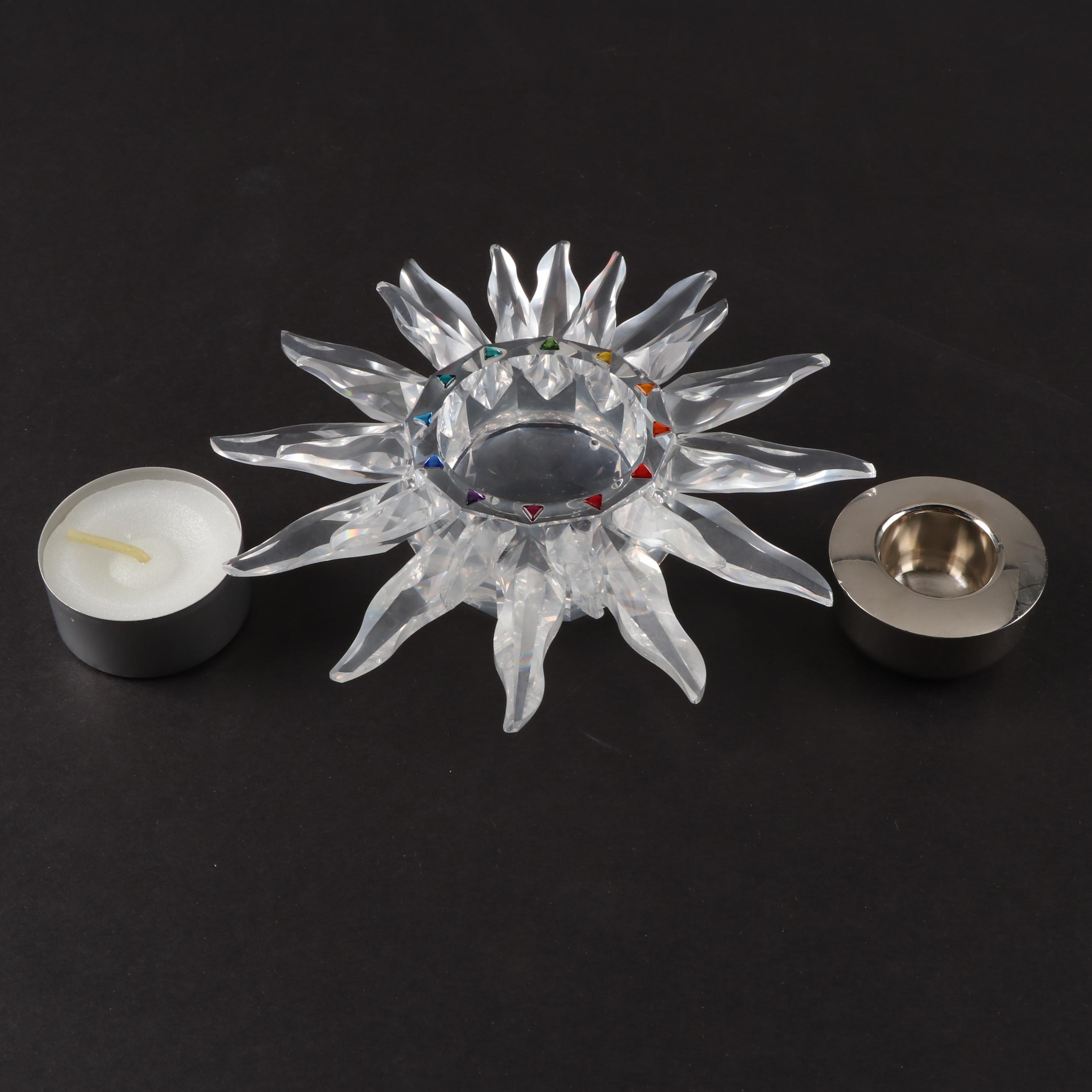 Swarovski Crystal Candle Holders EBTH