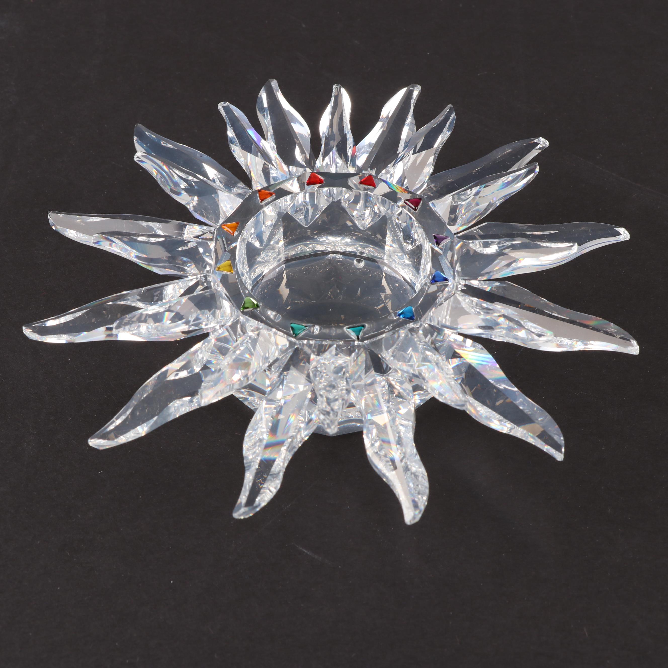 Swarovski Crystal Candle Holders EBTH