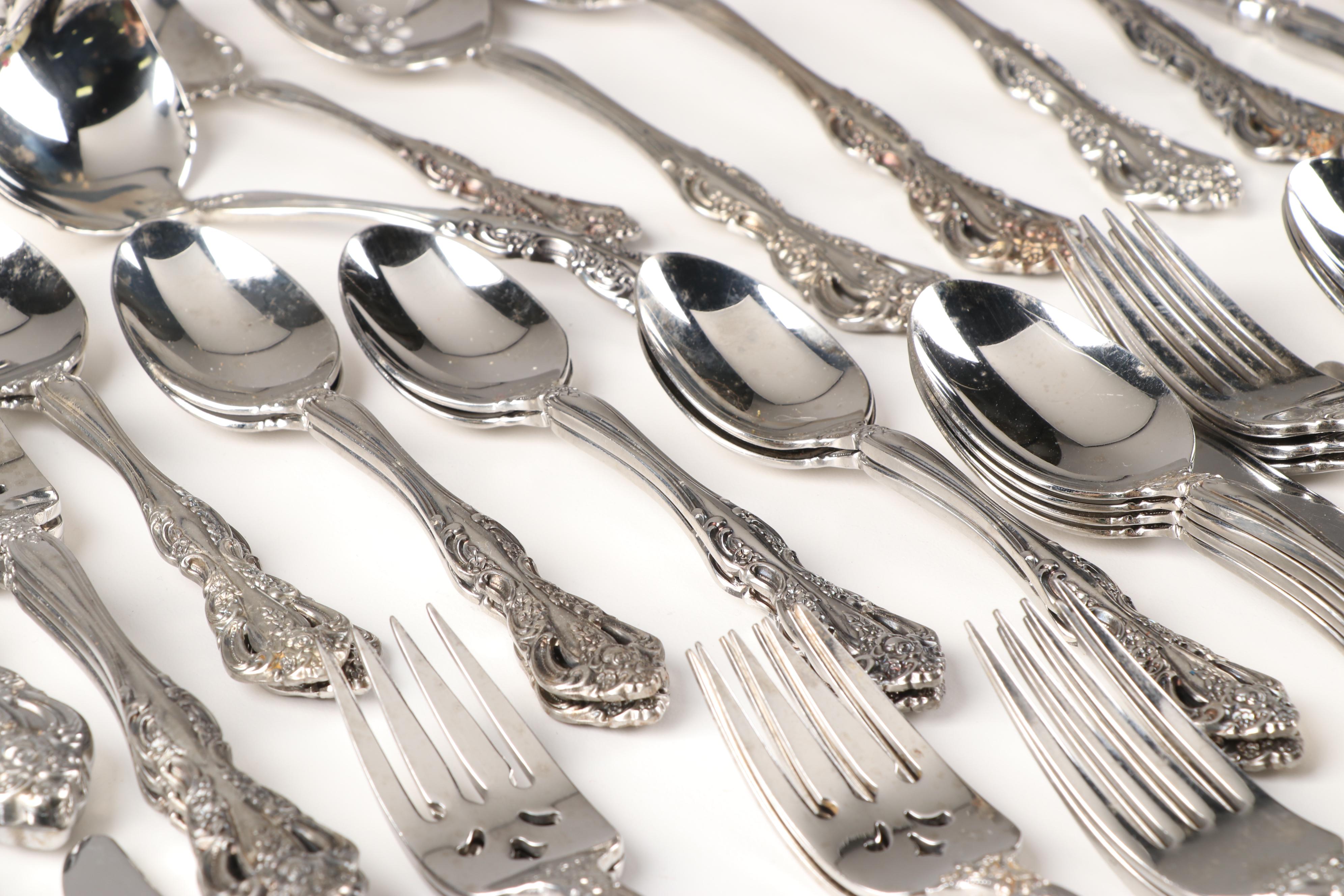 Oneida Stainless "Michelangelo" Flatware EBTH