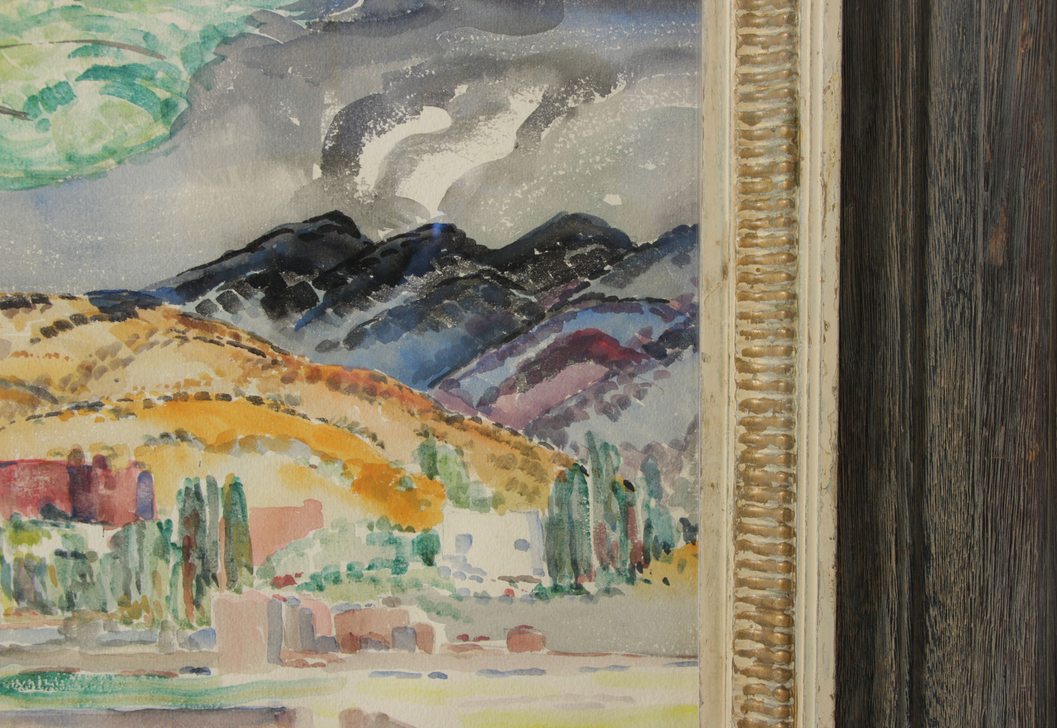 Andrew Dasburg Watercolor Painting of Santa Fe, New Mexico EBTH