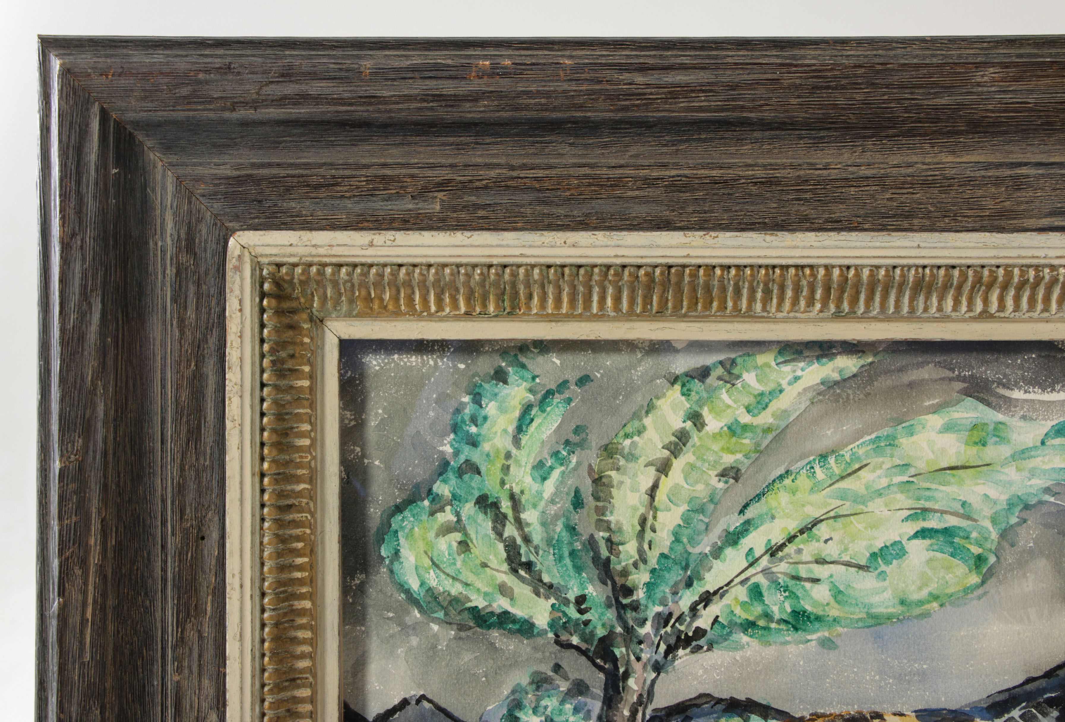 Andrew Dasburg Watercolor Painting of Santa Fe, New Mexico EBTH