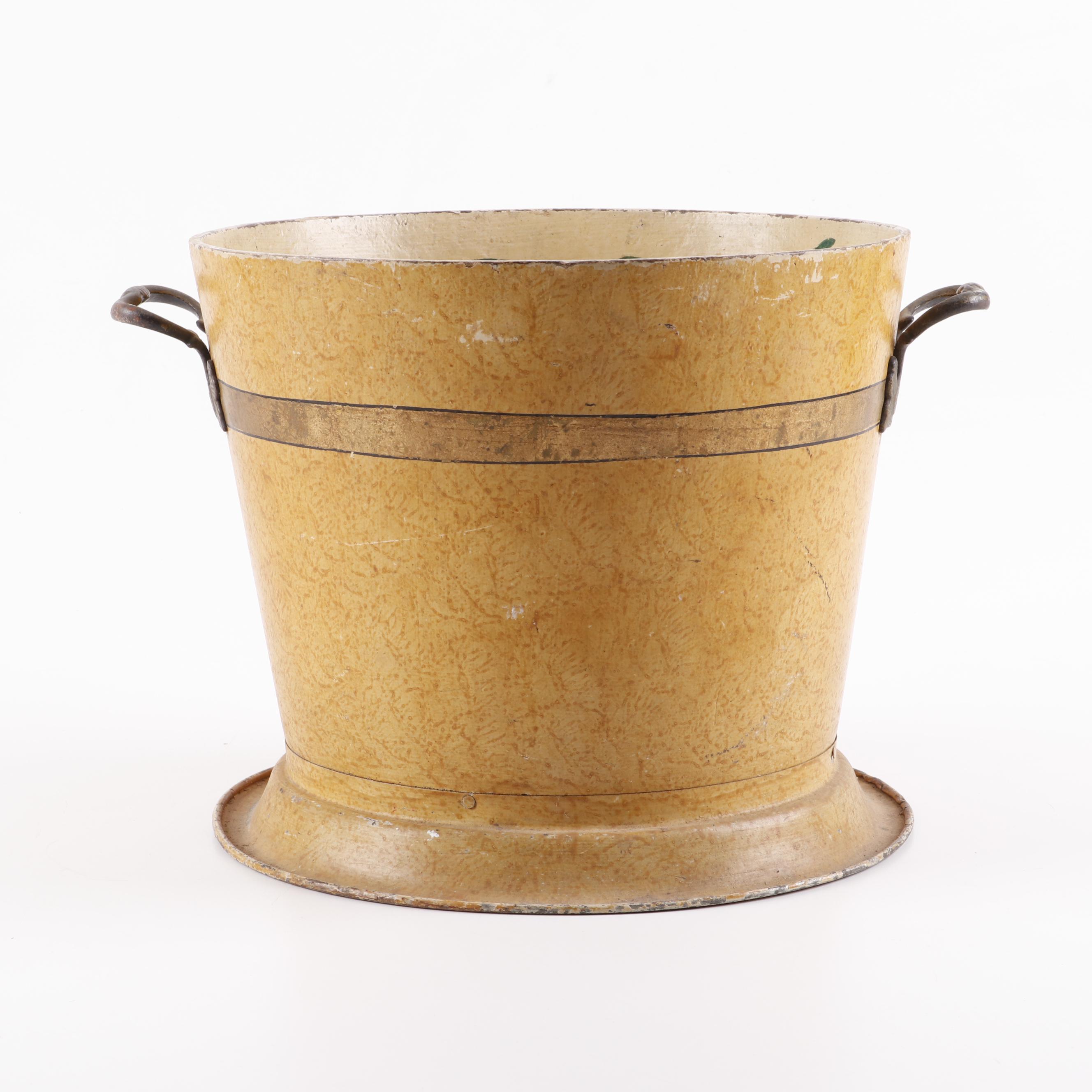 Hand Painted Bucket EBTH