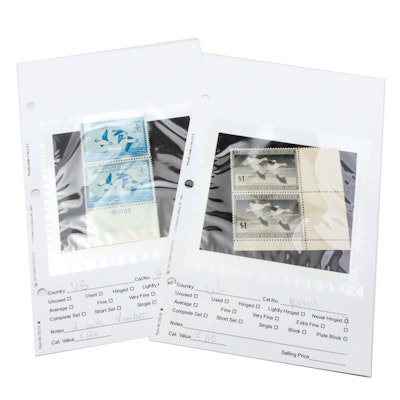 United States Migratory Bird Hunting Stamps, Mid-Century United States Migratory Bird Hunting Stamps, Mid-Century