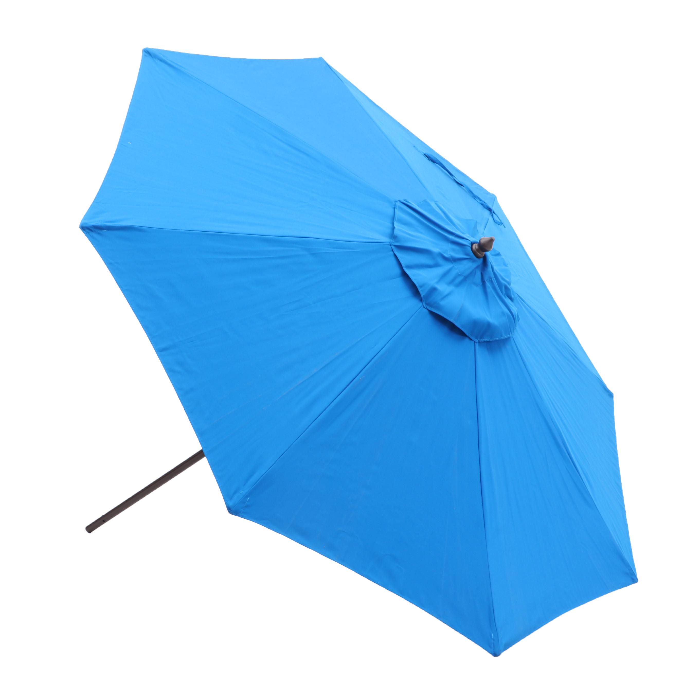 Coral Coast 7 5 Patio Umbrella In Blue From Hayneedle Ebth