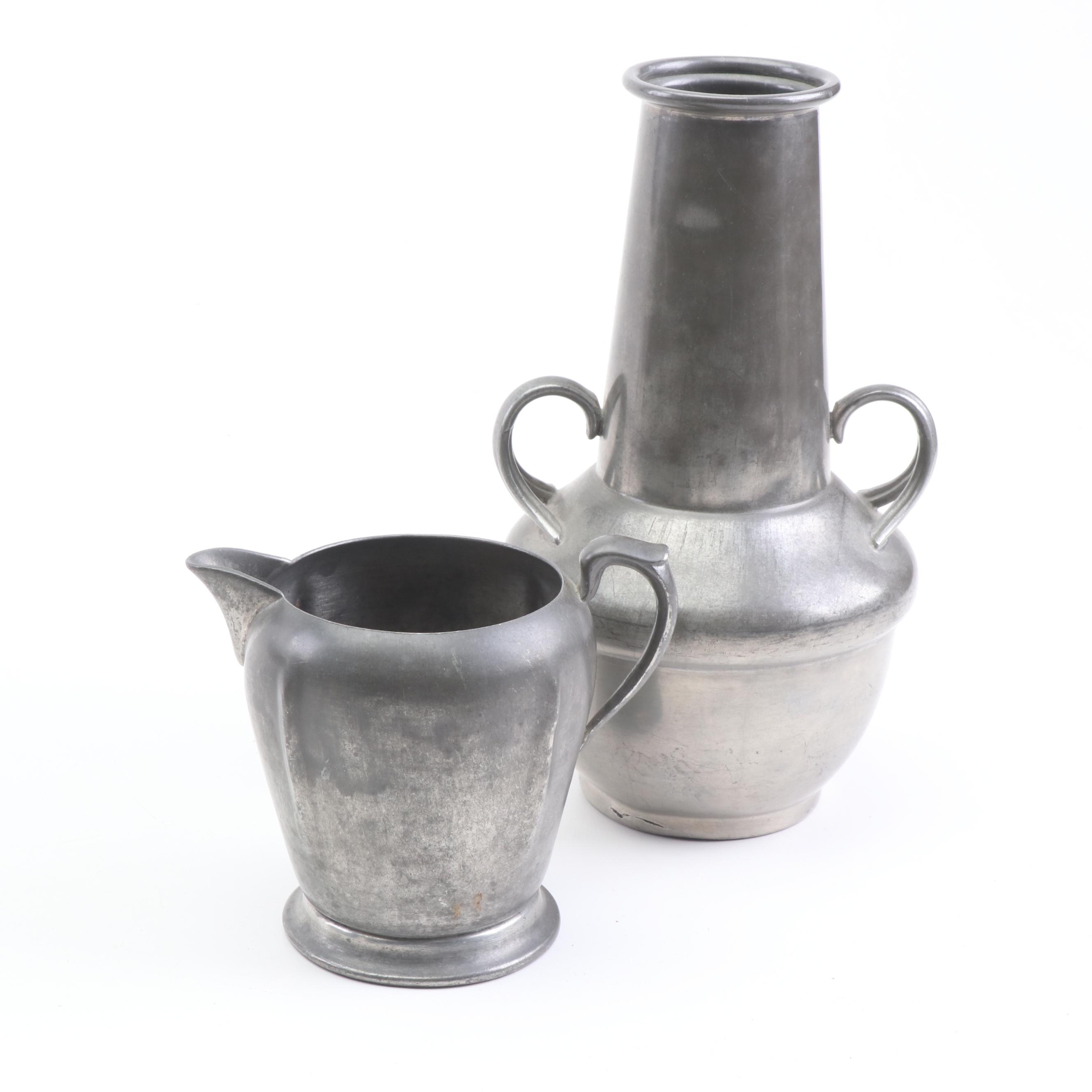 Pewter Serveware Collection including Concord, Old Colonial and More EBTH