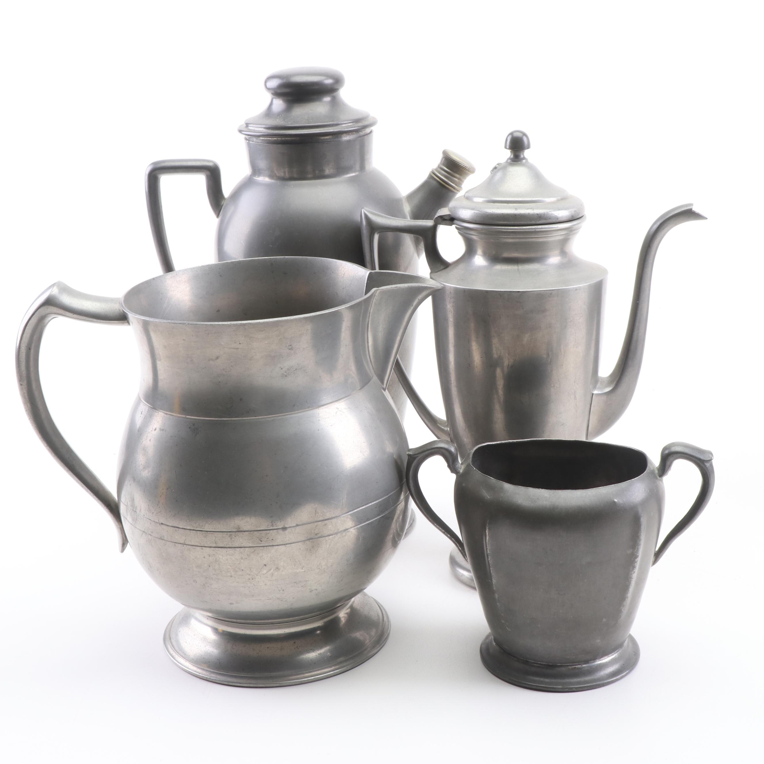 Pewter Serveware Collection including Concord, Old Colonial and More EBTH