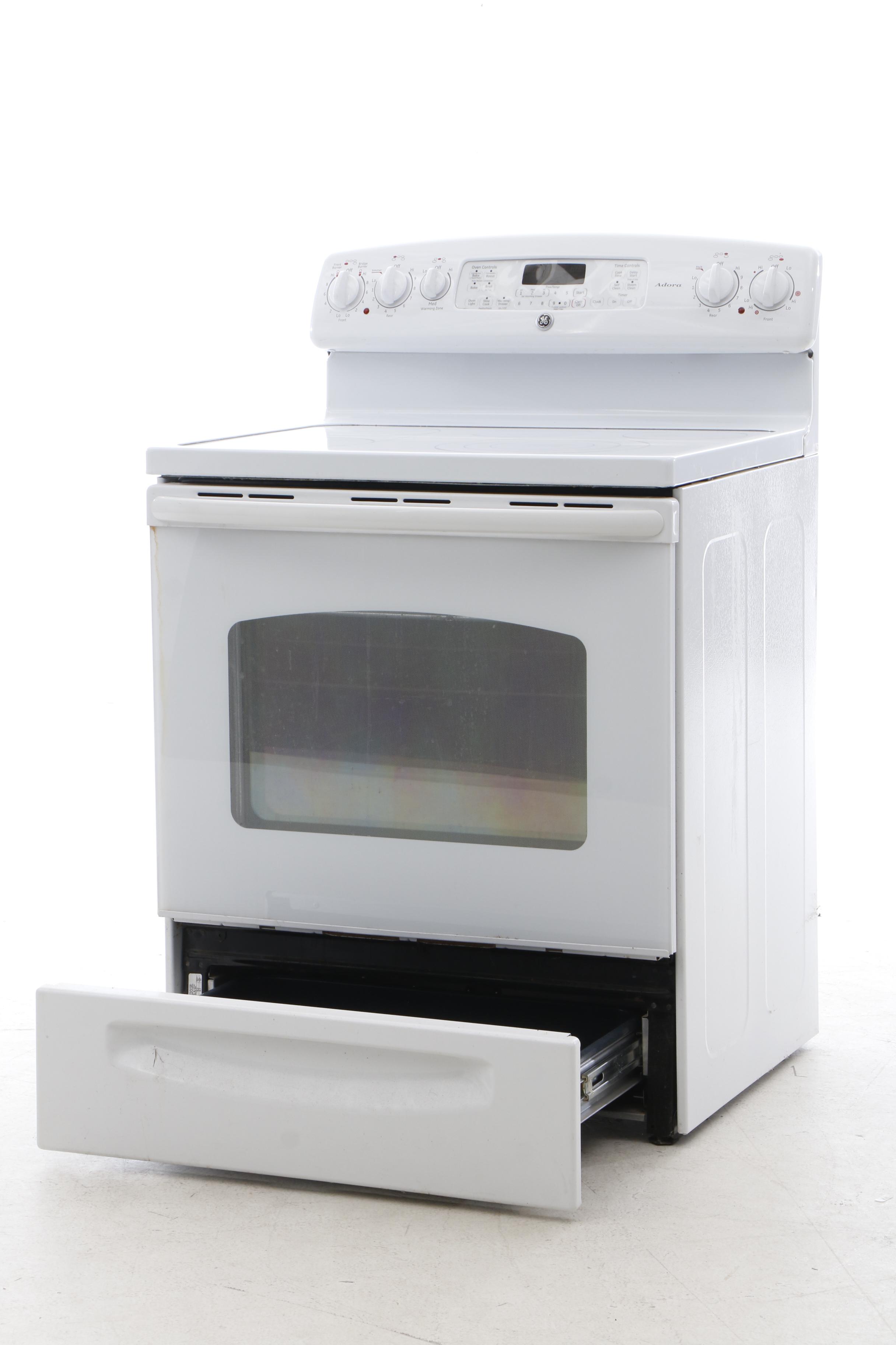 GE Adora Glass Top Range and Oven EBTH