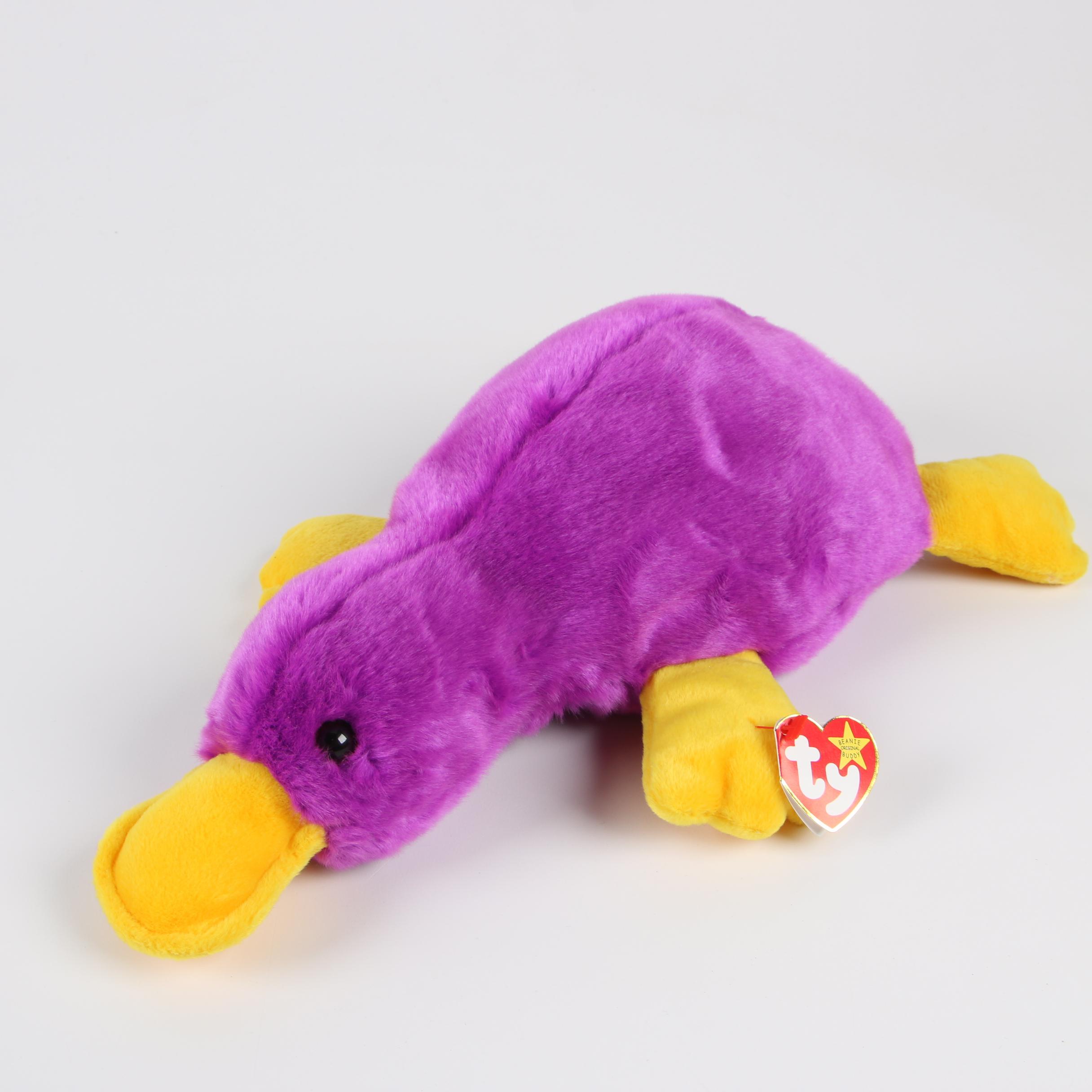 purple platypus stuffed animal